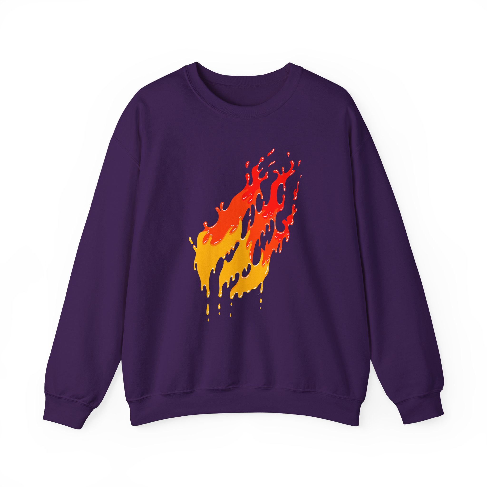 Preston Fire Drip Unisex Heavy Blendâ„¢ Crewneck Sweatshirt