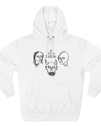 Afi Faces Three-Panel Fleece Hoodie