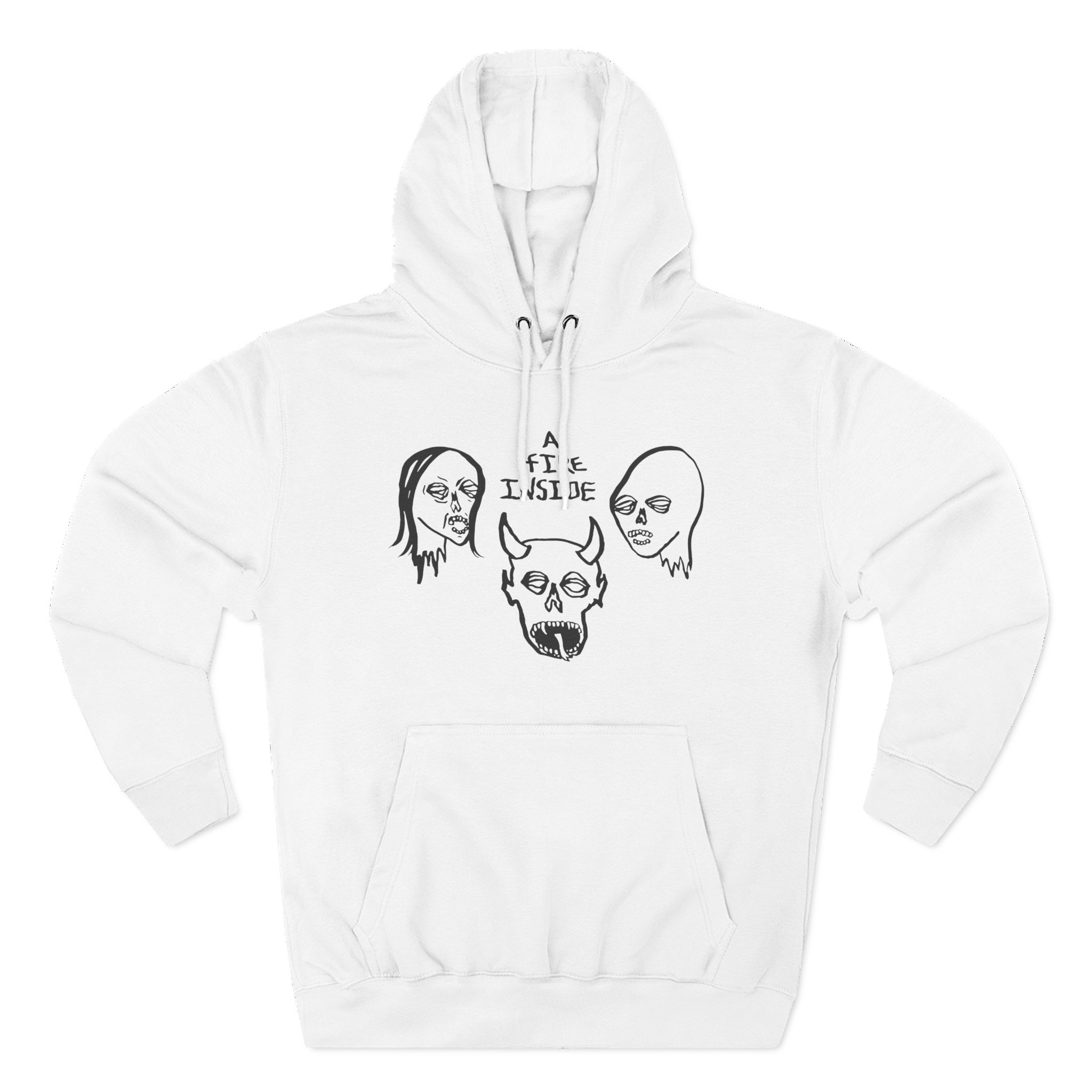 Afi Faces Three-Panel Fleece Hoodie