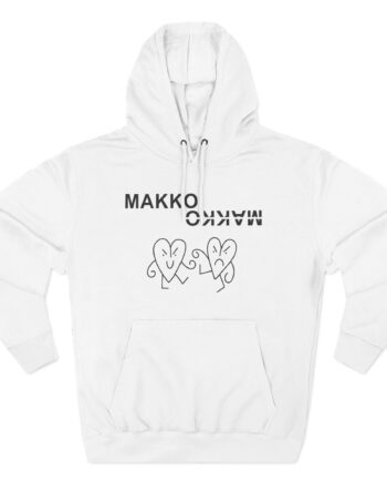 Makko Three-Panel Fleece Hoodie