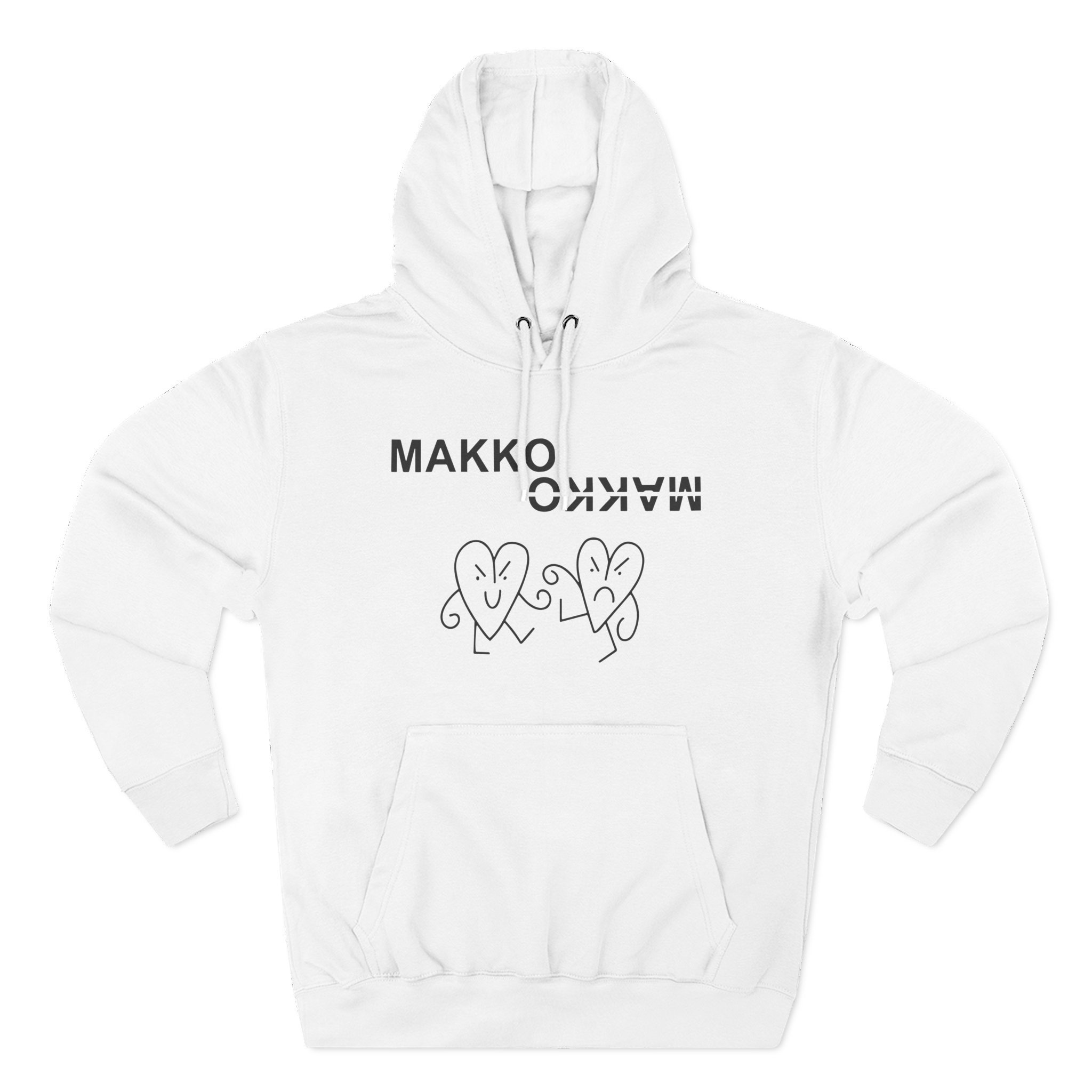 Makko Three-Panel Fleece Hoodie
