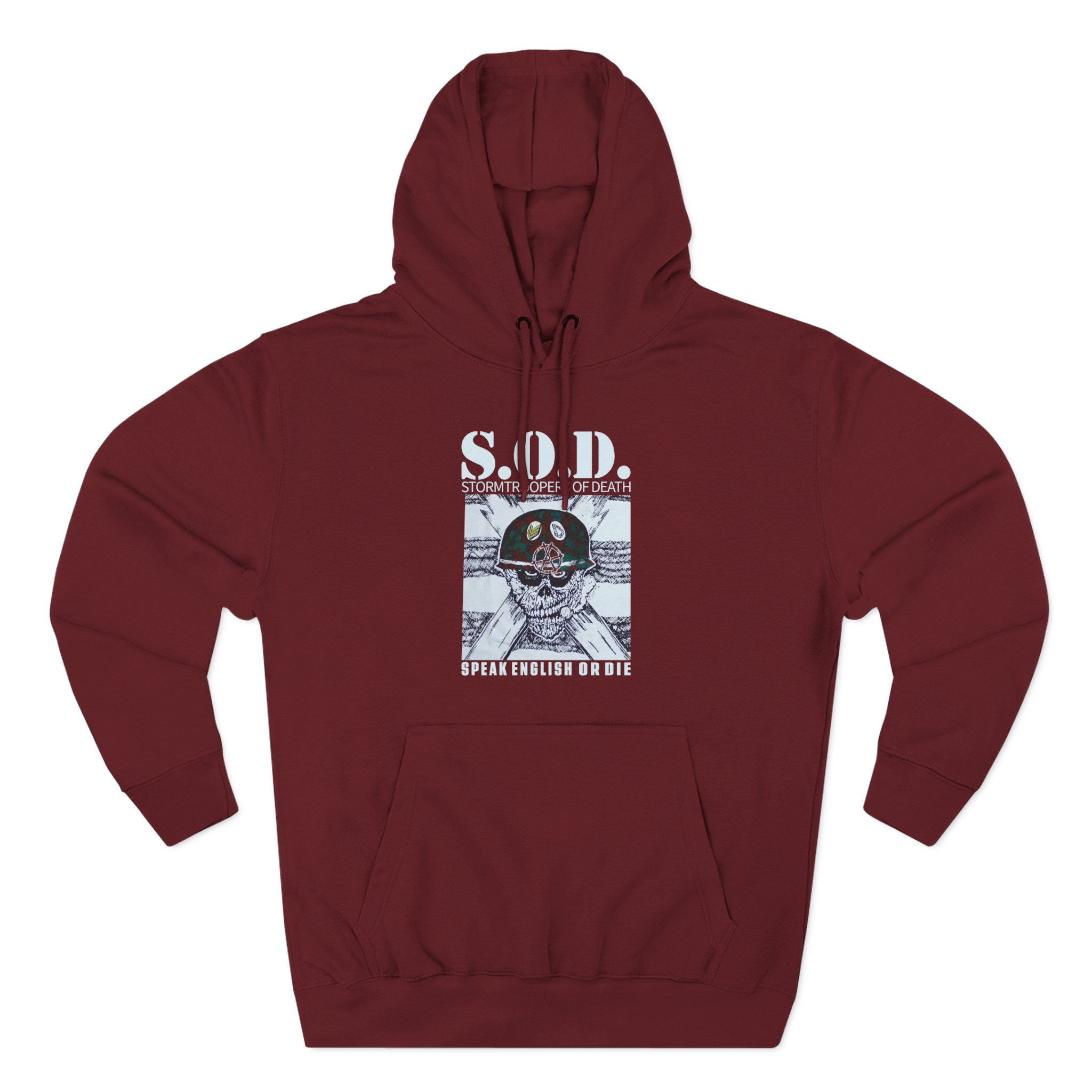 Stormtroopers of Death S.o.d. Band Three-Panel Fleece Hoodie