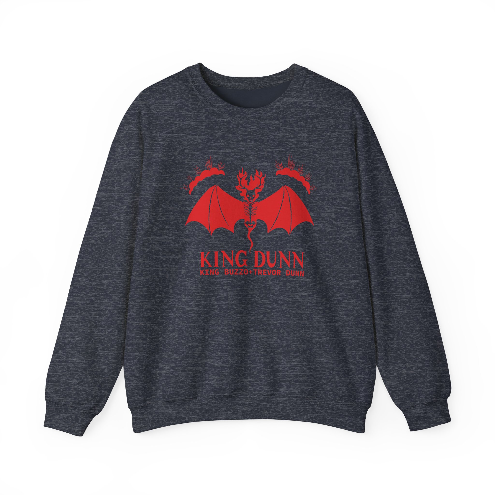 Melvins King Dunn King Buzzo Trevor Dunn Unisex Heavy Blendâ„¢ Crewneck Sweatshirt