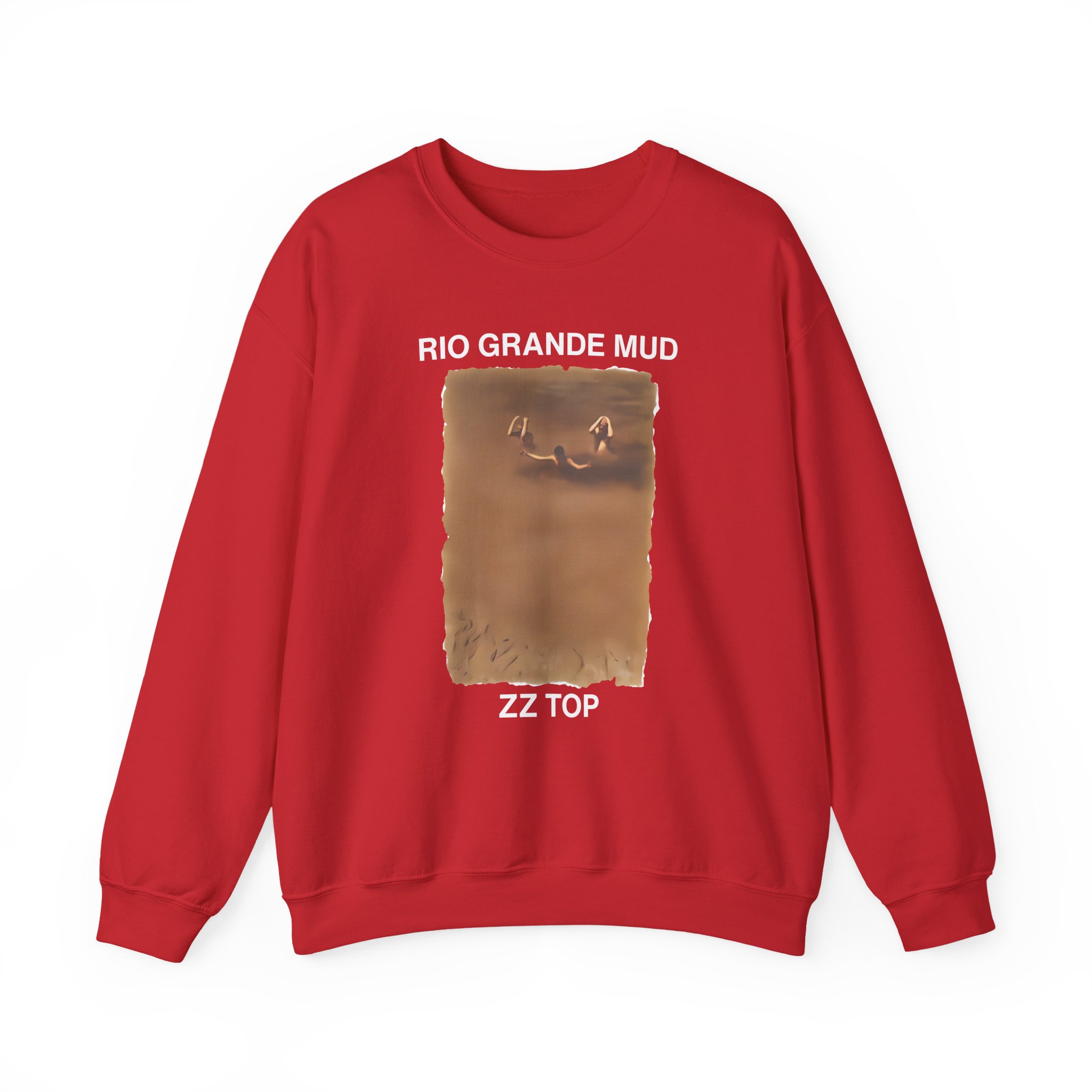 Zz Top Rio Grande Mud Unisex Heavy Blendâ„¢ Crewneck Sweatshirt