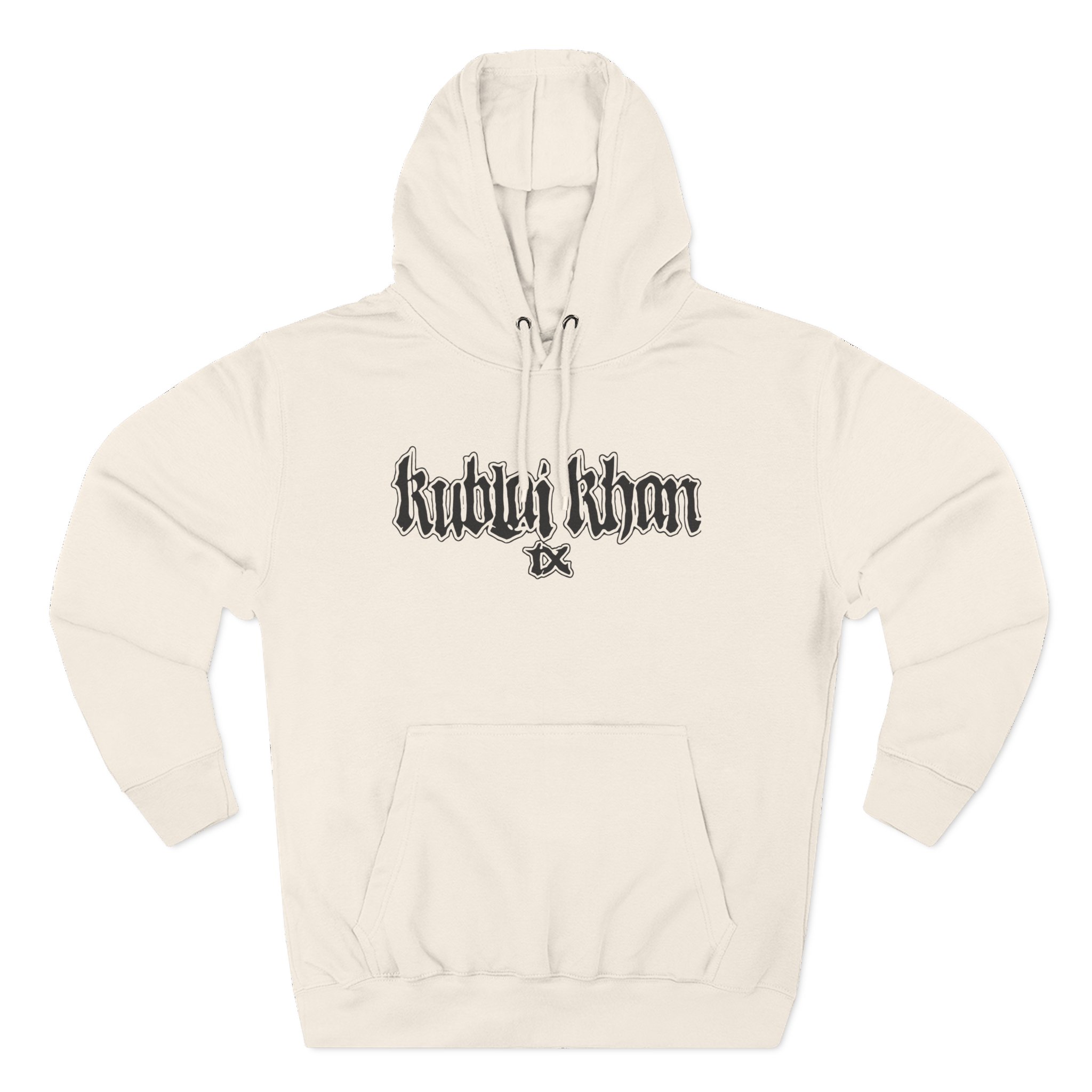 Kublai Khan - Never Enough Sportsgrey Three-Panel Fleece Hoodie