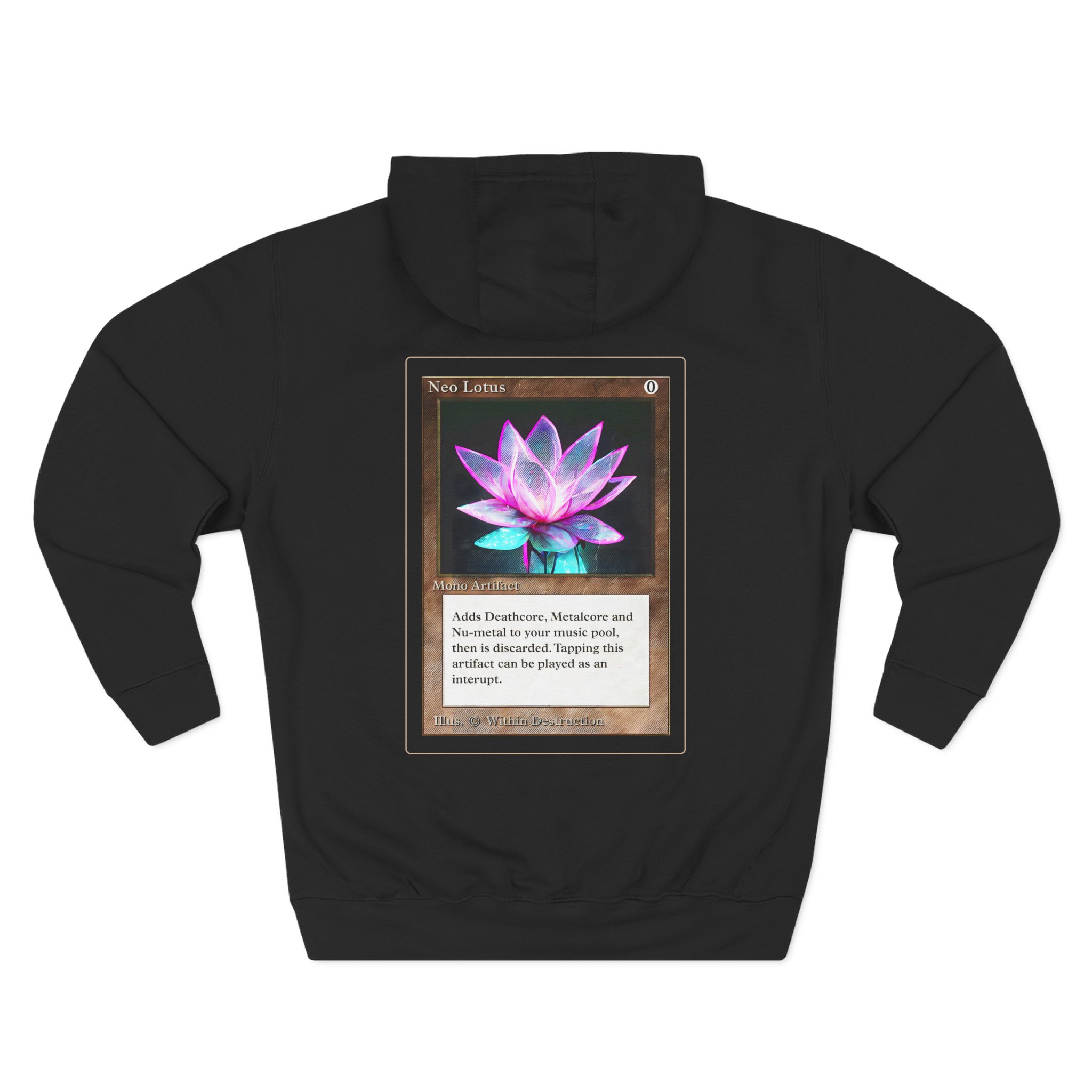 Within Destruction Neo Lotus x MTG Three-Panel Fleece Hoodie