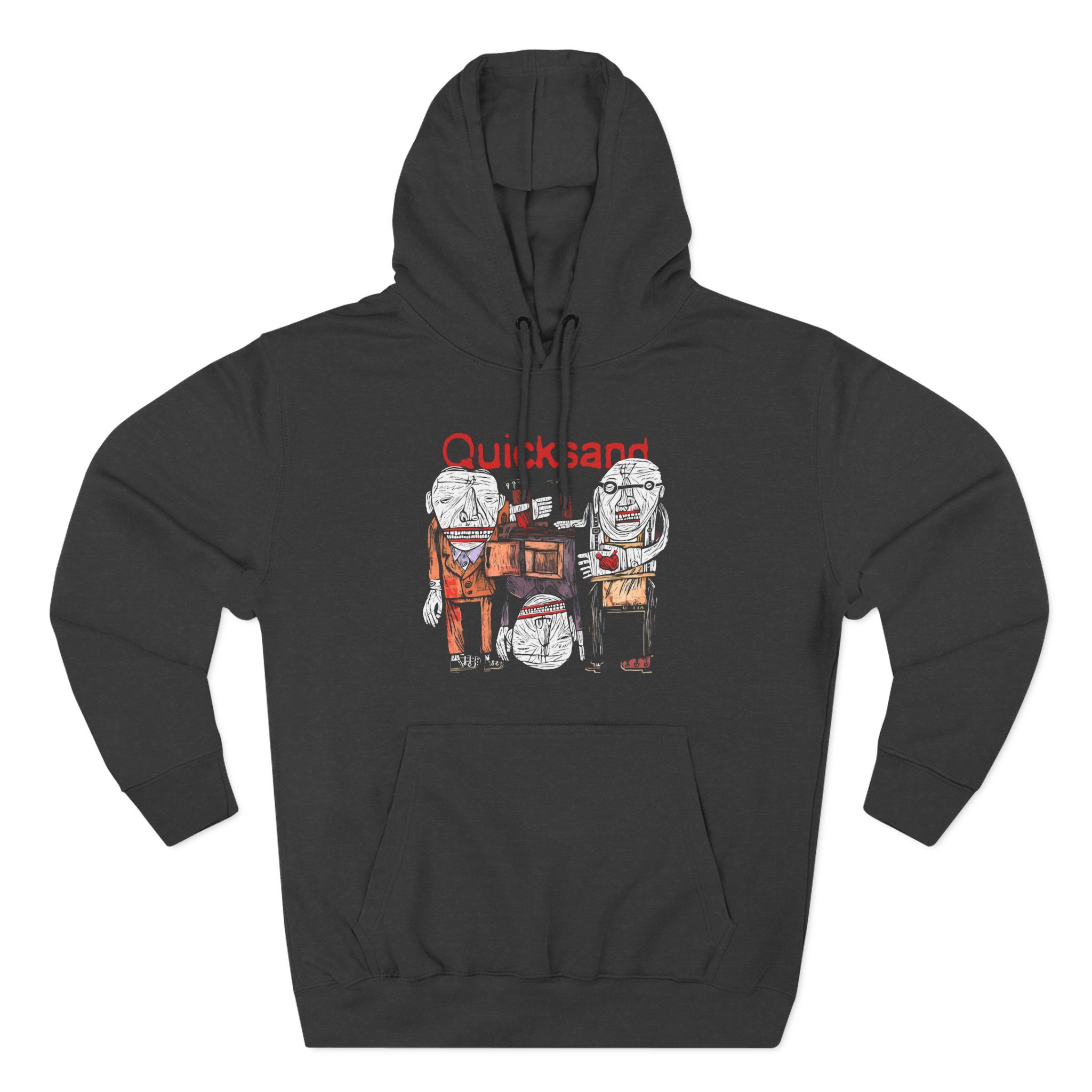 Quicksand Manic Compression Three-Panel Fleece Hoodie