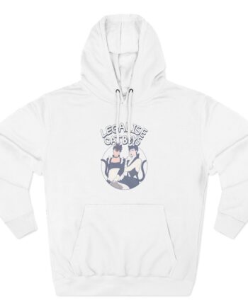 Dan and Phil Legalise Catboys Three-Panel Fleece Hoodie