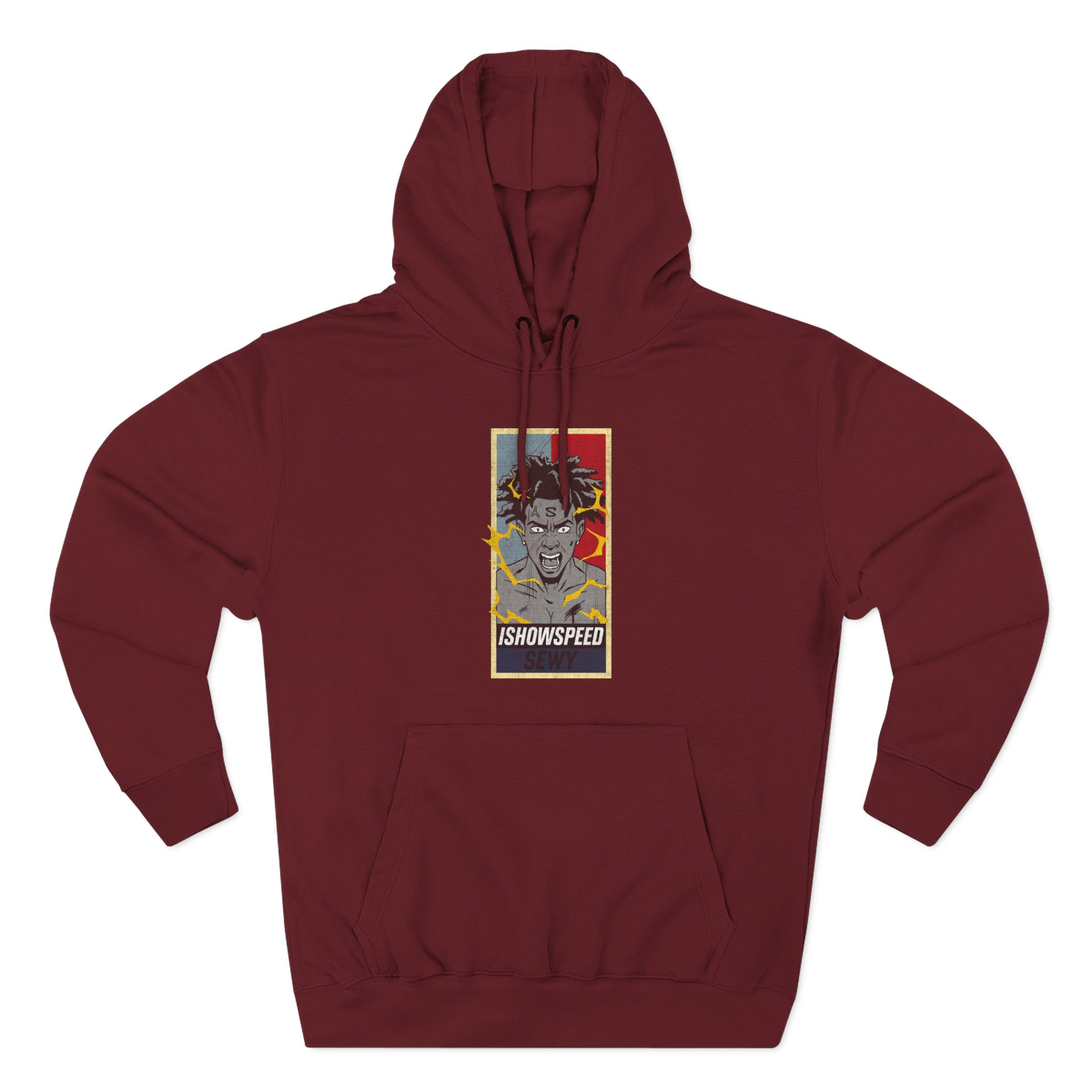 Ishowspeed Three-Panel Fleece Hoodie