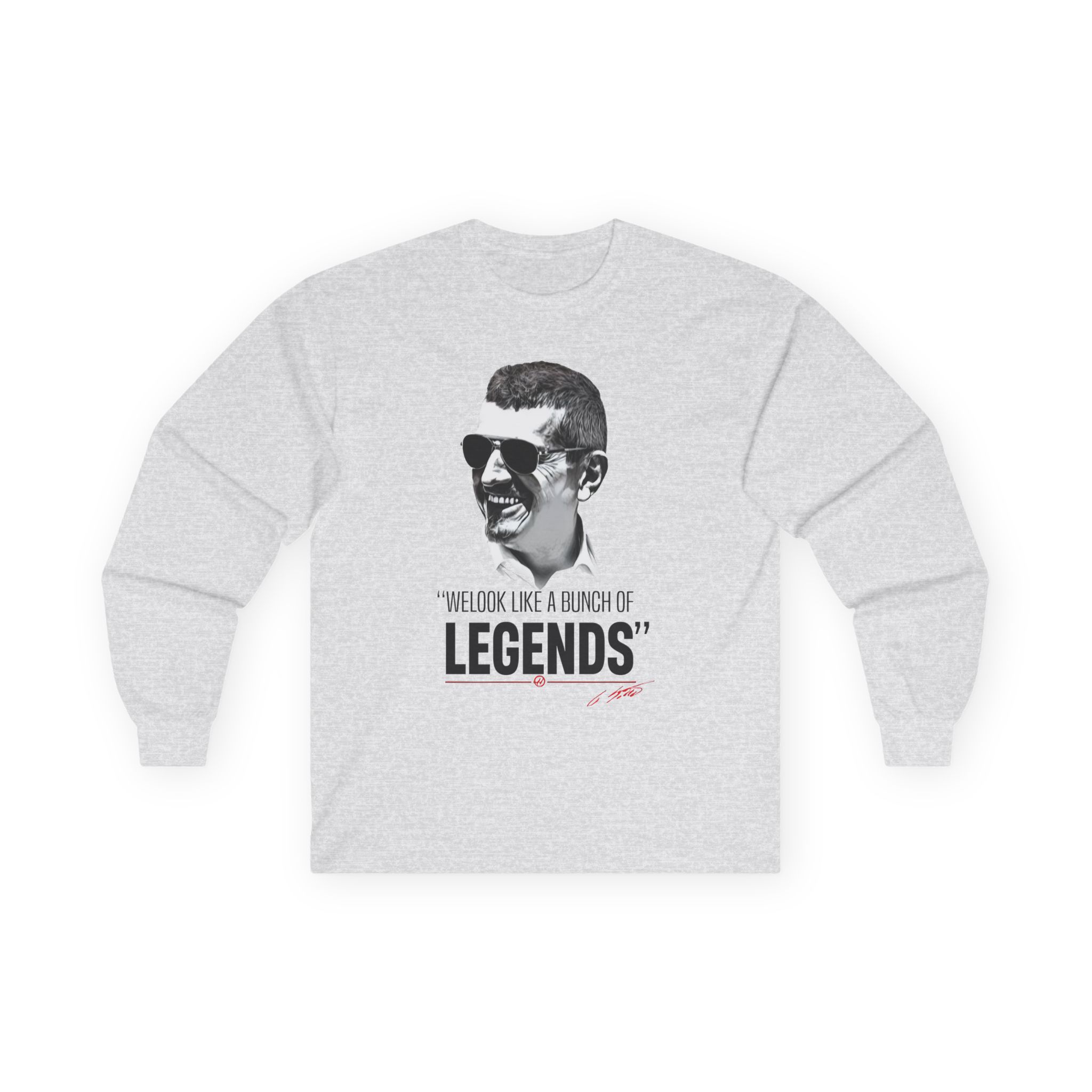 Haas F1 Guenther Steiner Legends Unisex Ultra Cotton Long Sleeve Tee