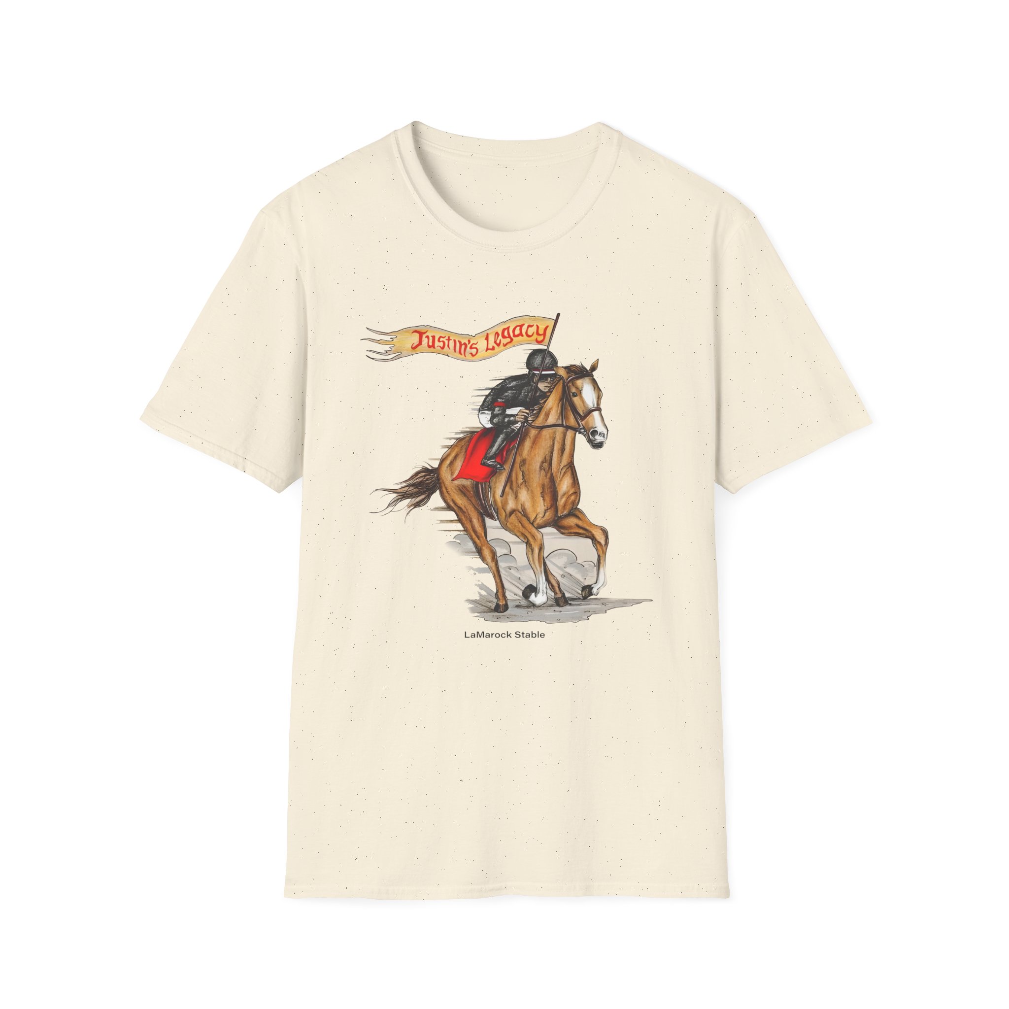 Arcangel Justin's Legacy Lamarock Stable Unisex Softstyle T-Shirt