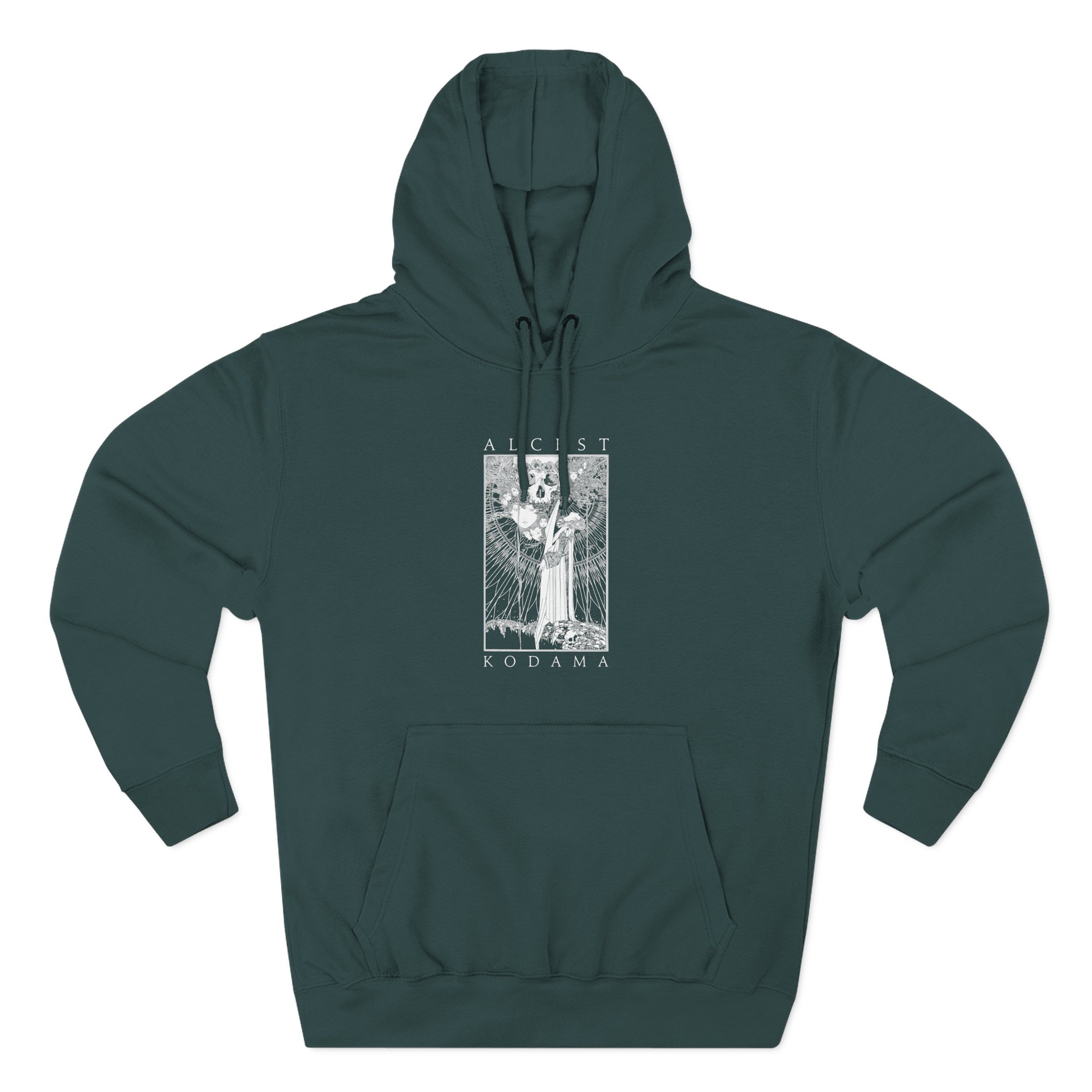Alcest Kodama Faces Three-Panel Fleece Hoodie