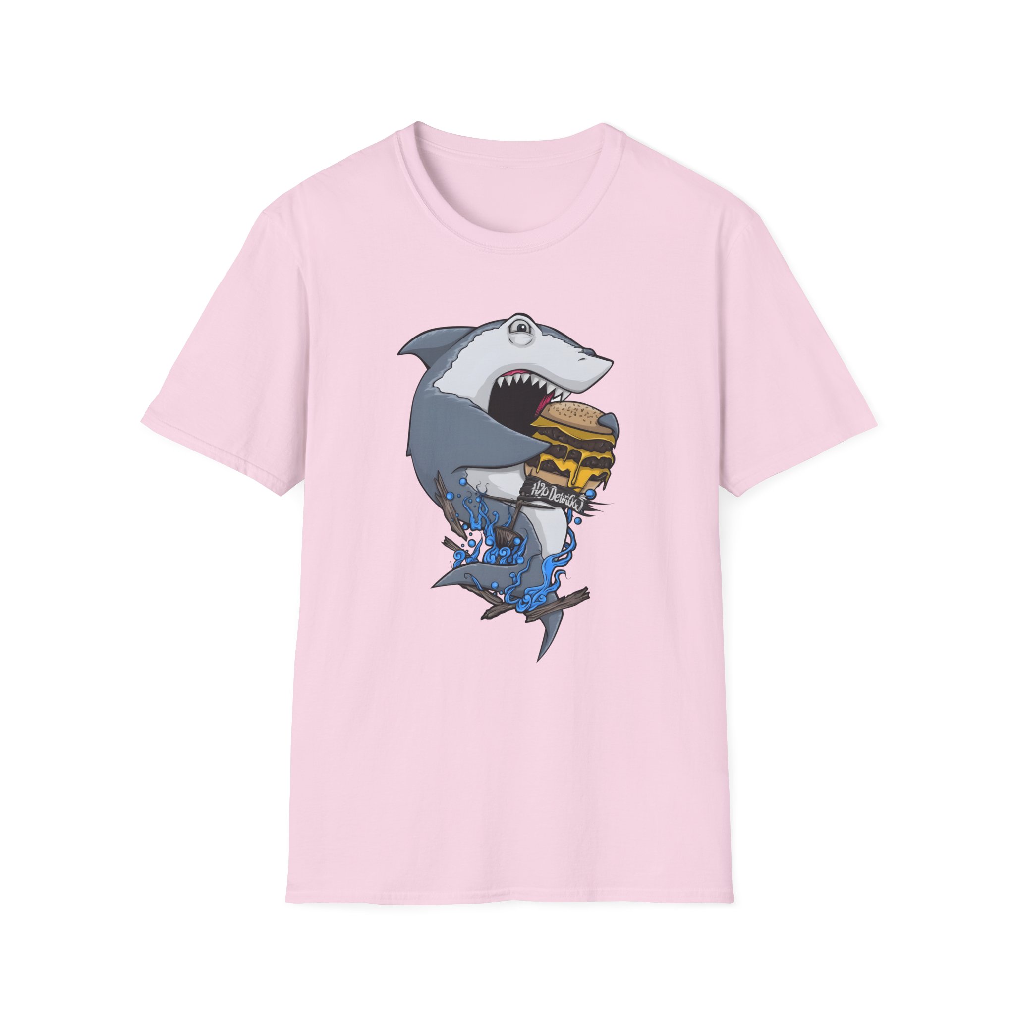 H2odelirious Hungry Shark Unisex Softstyle T-Shirt