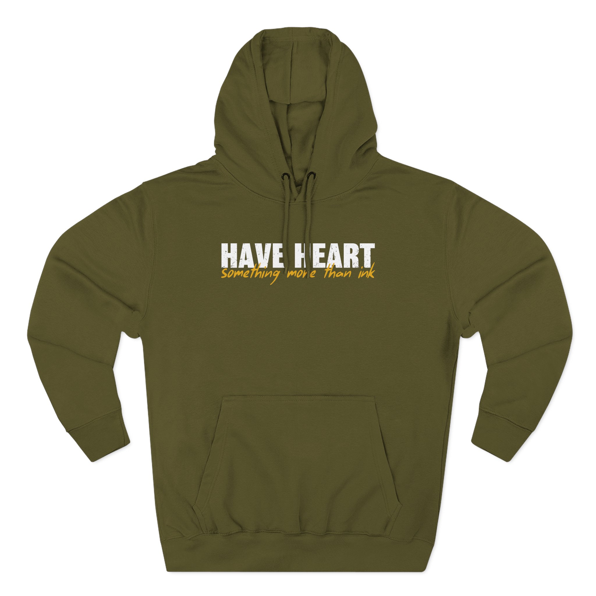 Have Heart Something More Than Ink Three-Panel Fleece Hoodie