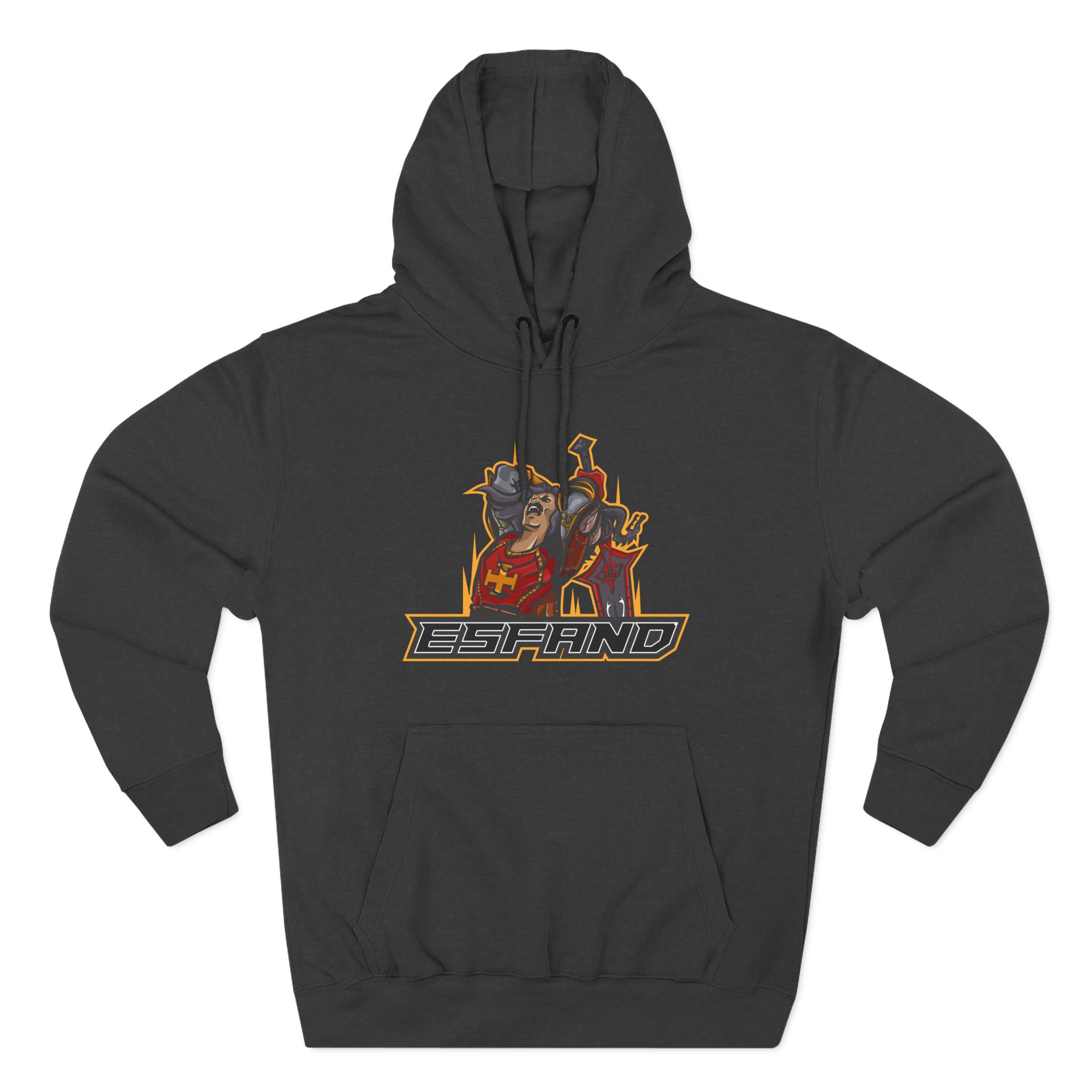 Esfand Three-Panel Fleece Hoodie
