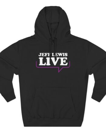 Jeffrey Lewis Three-Panel Fleece Hoodie