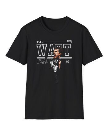 Tj Watt Cartoon Unisex Softstyle T-Shirt