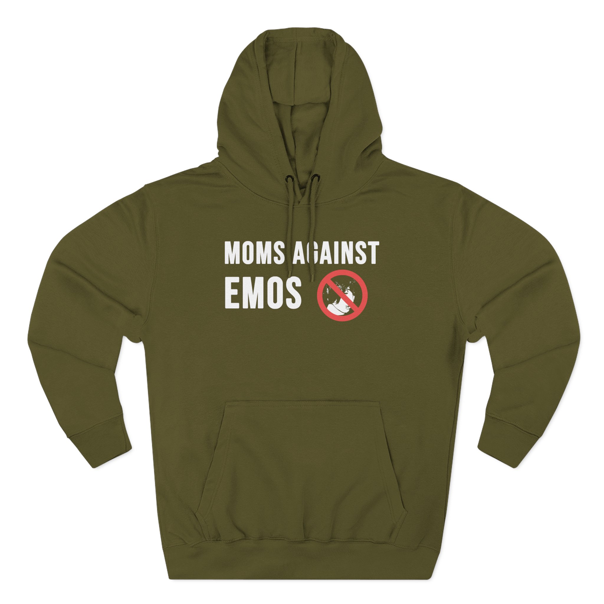 Jake & Johnnie Moms Against Emos Three-Panel Fleece Hoodie