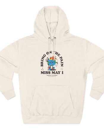 Miss May I Mr. Pain Toddler Three-Panel Fleece Hoodie