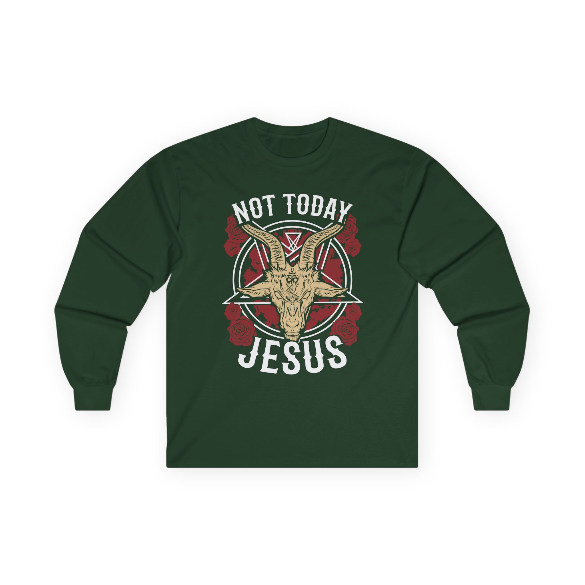 Goatwhore Not Today Jesus Unisex Ultra Cotton Long Sleeve Tee