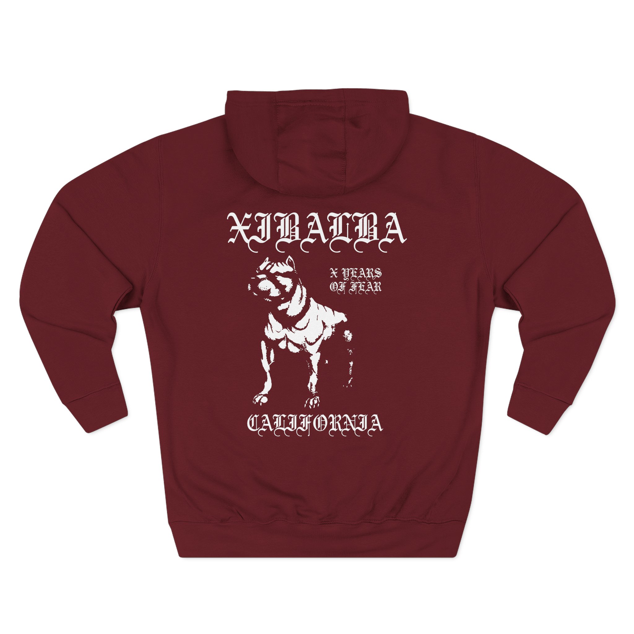 Xibalba Rude Dogs Three-Panel Fleece Hoodie
