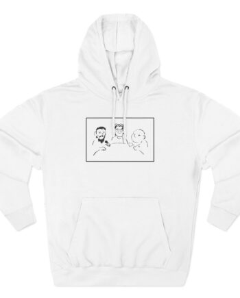 Cum Town Three-Panel Fleece Hoodie