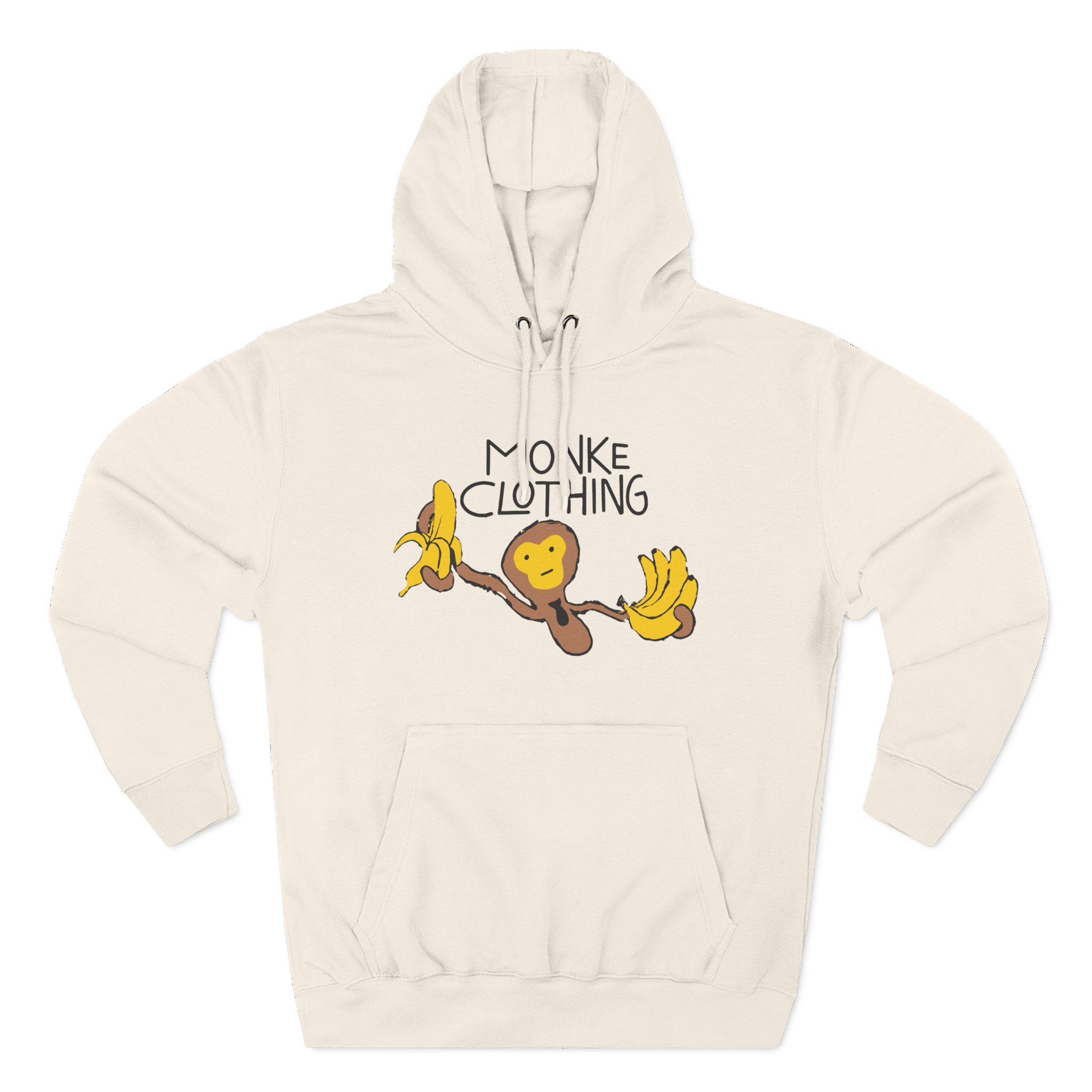 Spoonkid Basquiat Monke Three-Panel Fleece Hoodie