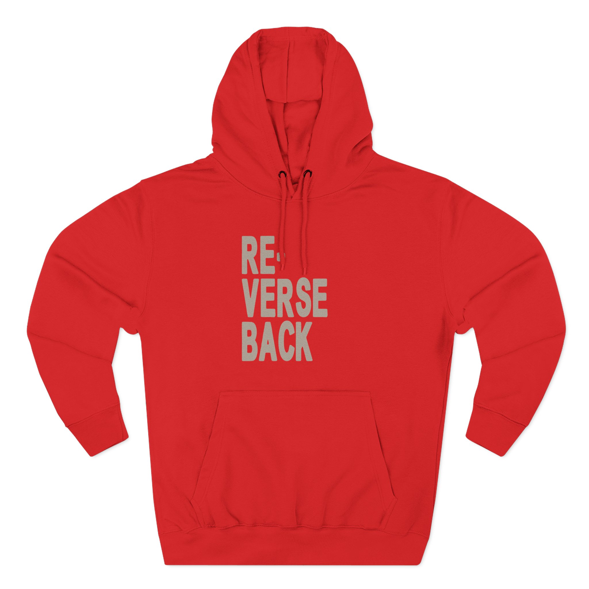Armchair Expert Reverse Back Three-Panel Fleece Hoodie