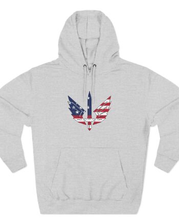 St. Louis Battlehawks 108 Stitches Patriotic Three-Panel Fleece Hoodie