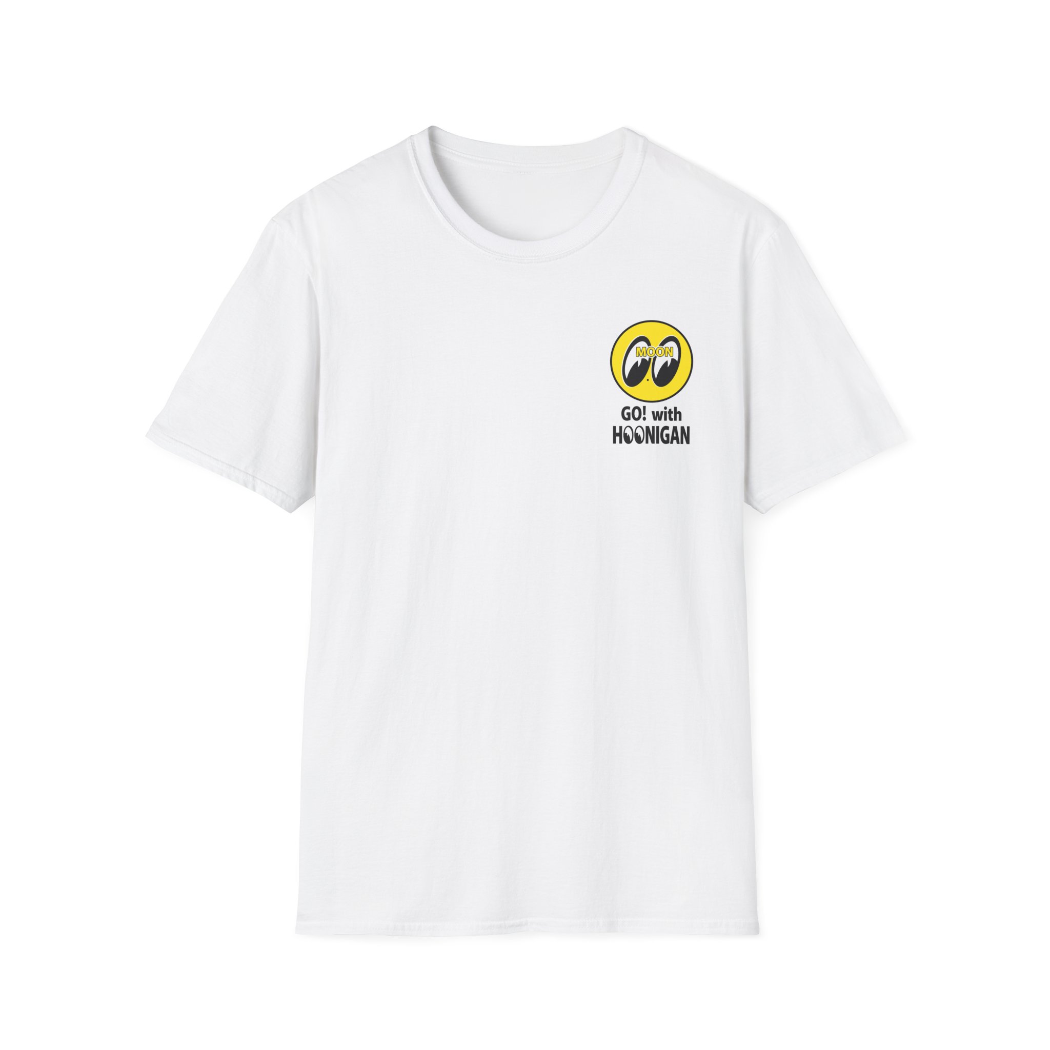 Hoonigan X Mooneyes Go With Hoon Unisex Softstyle T-Shirt