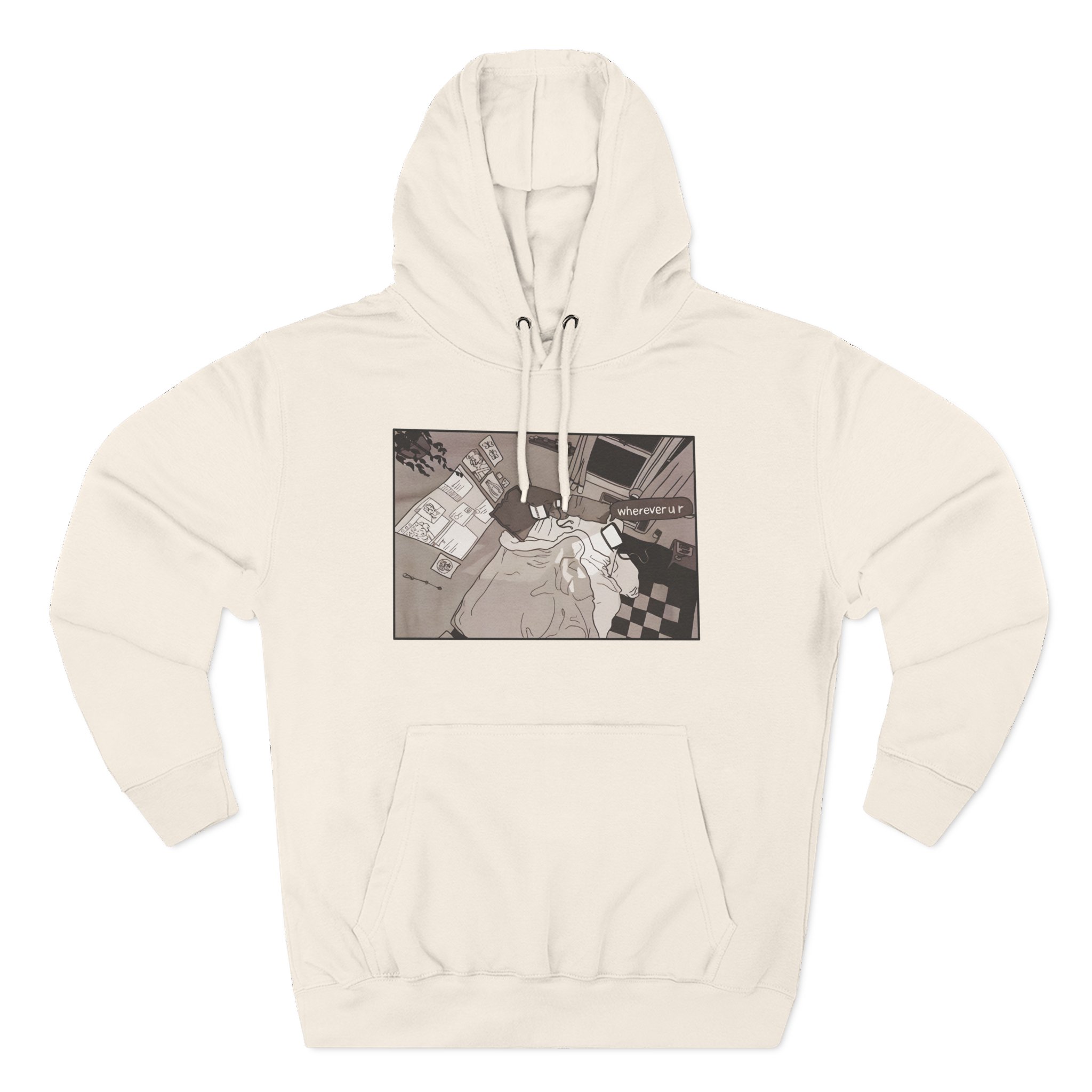 Umi Three-Panel Fleece Hoodie