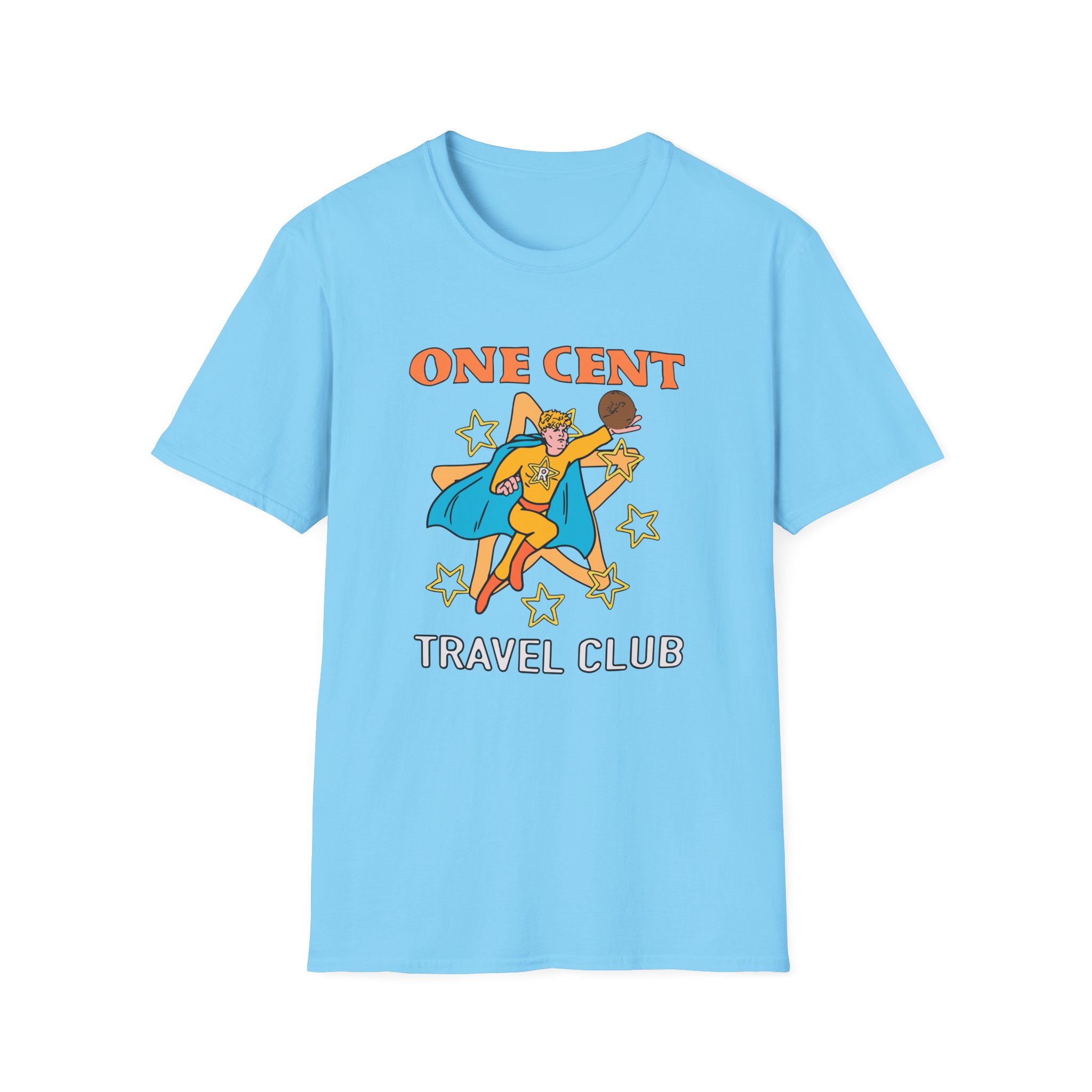 Ryan Trahan One Cent Adventure Awaits Travel Club Unisex Softstyle T-Shirt
