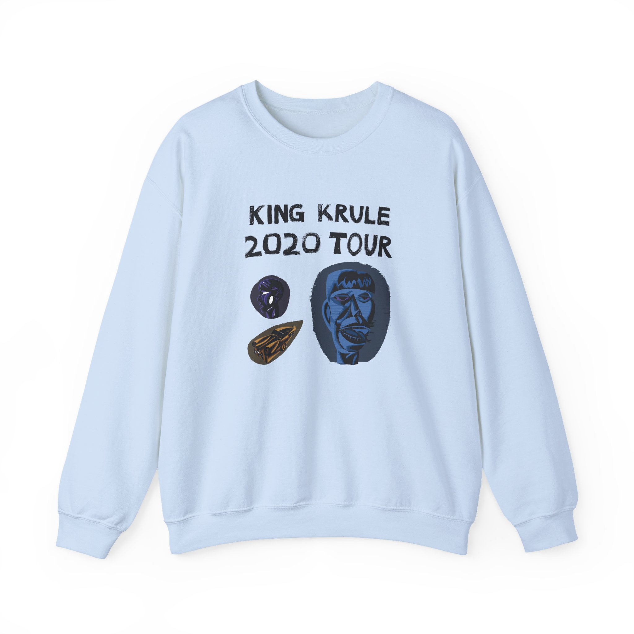 King Krule King Krule Tour Uk Europe Unisex Heavy Blendâ„¢ Crewneck Sweatshirt