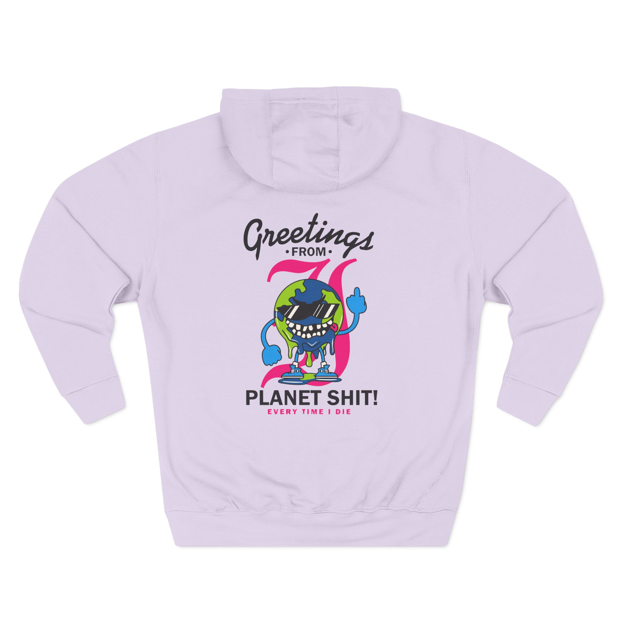 Every Time I Die Planet Three-panel Fleece Hoodie