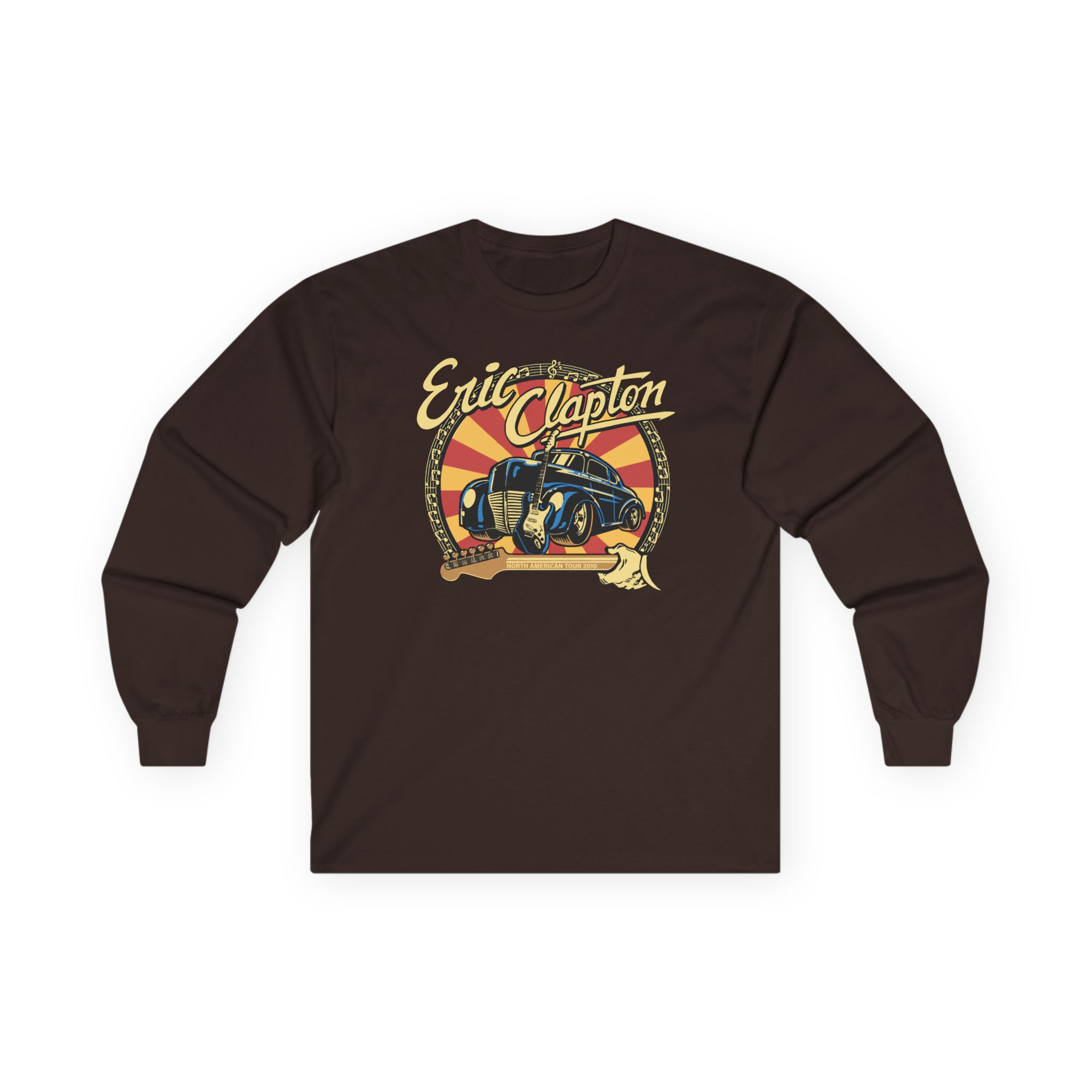 Eric Clapton 2010 North American Tour Unisex Ultra Cotton Long Sleeve Tee
