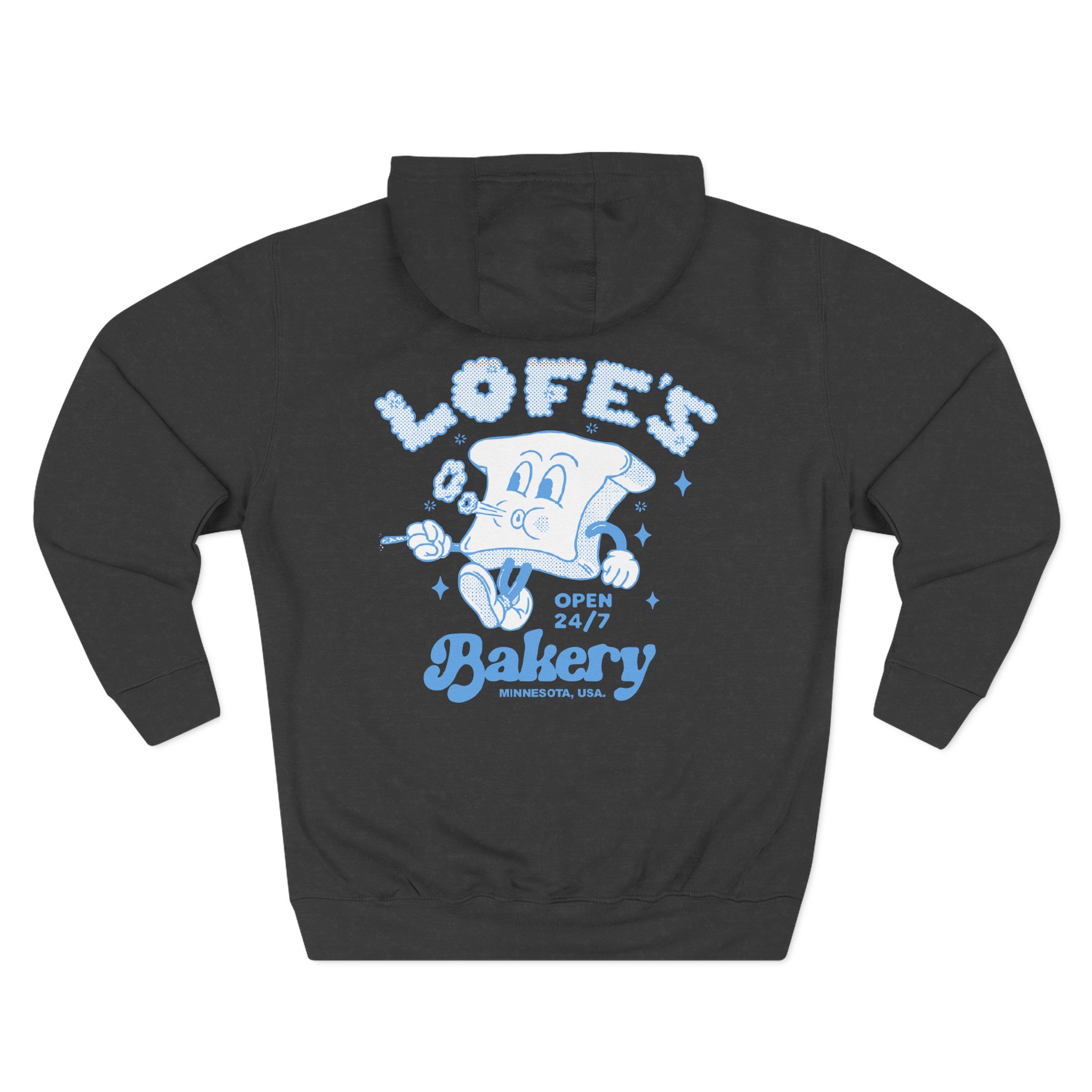 Lofe Bakery Three-Panel Fleece Hoodie
