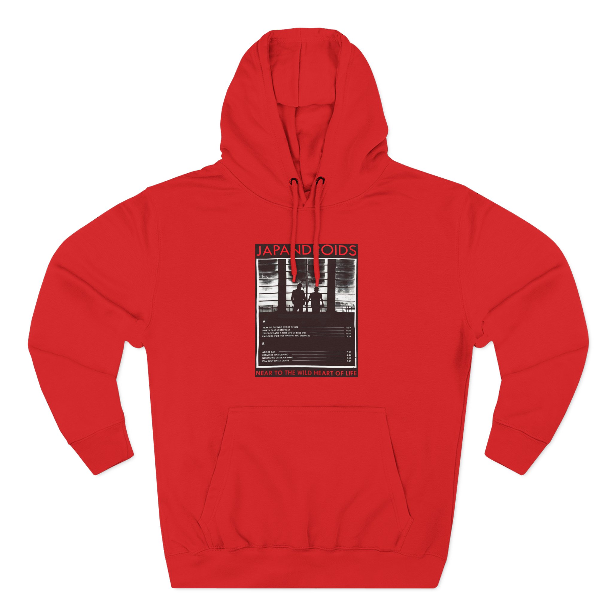 Japandroids Near to the Wild Heart of Life Three-Panel Fleece Hoodie