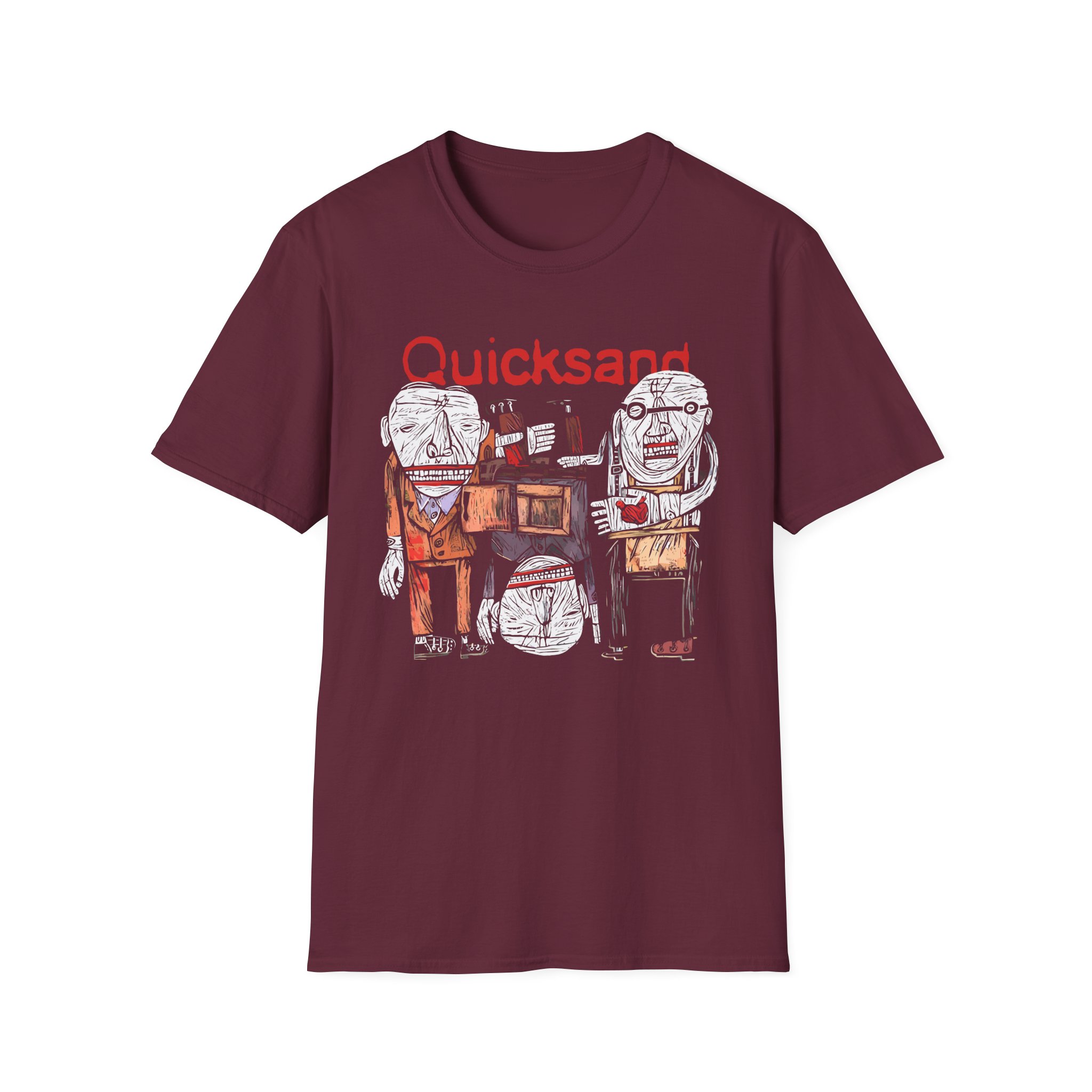 Quicksand Manic Compression Unisex Softstyle T-Shirt