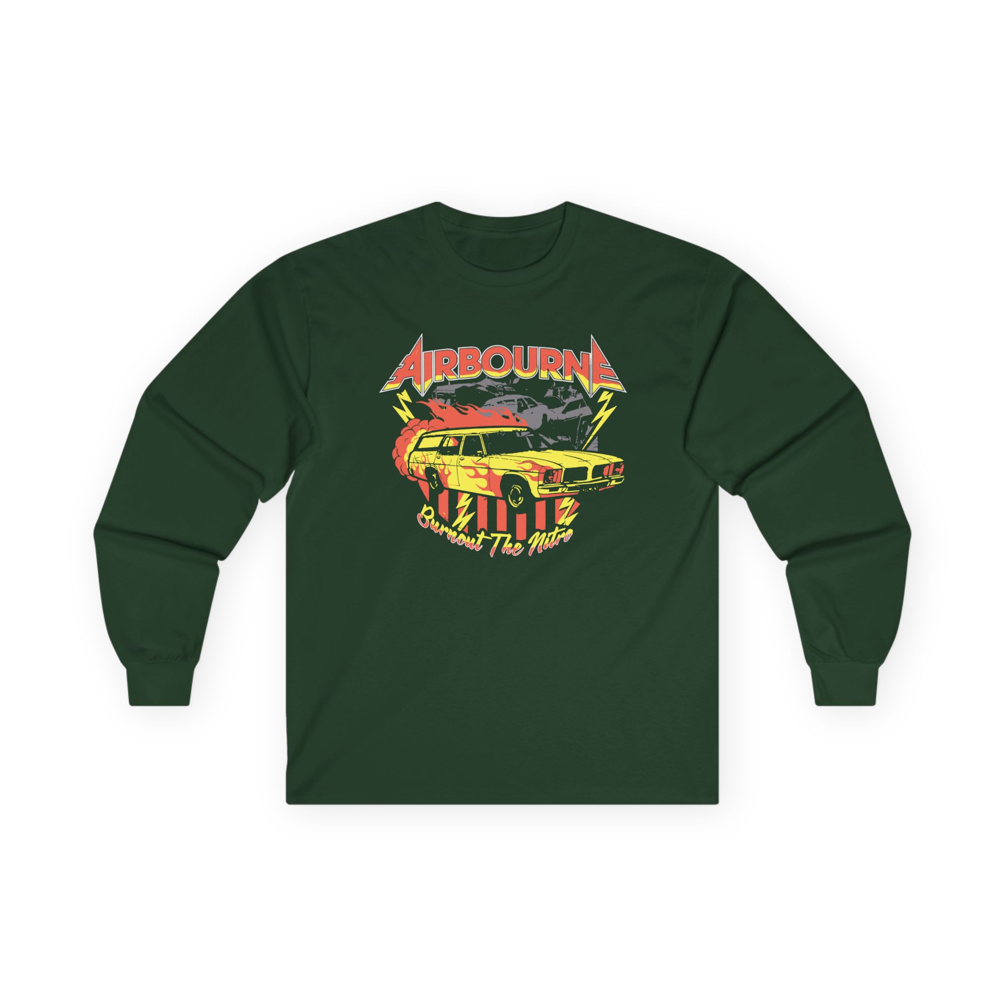 Airbourne Burnout the Nitro Unisex Ultra Cotton Long Sleeve Tee