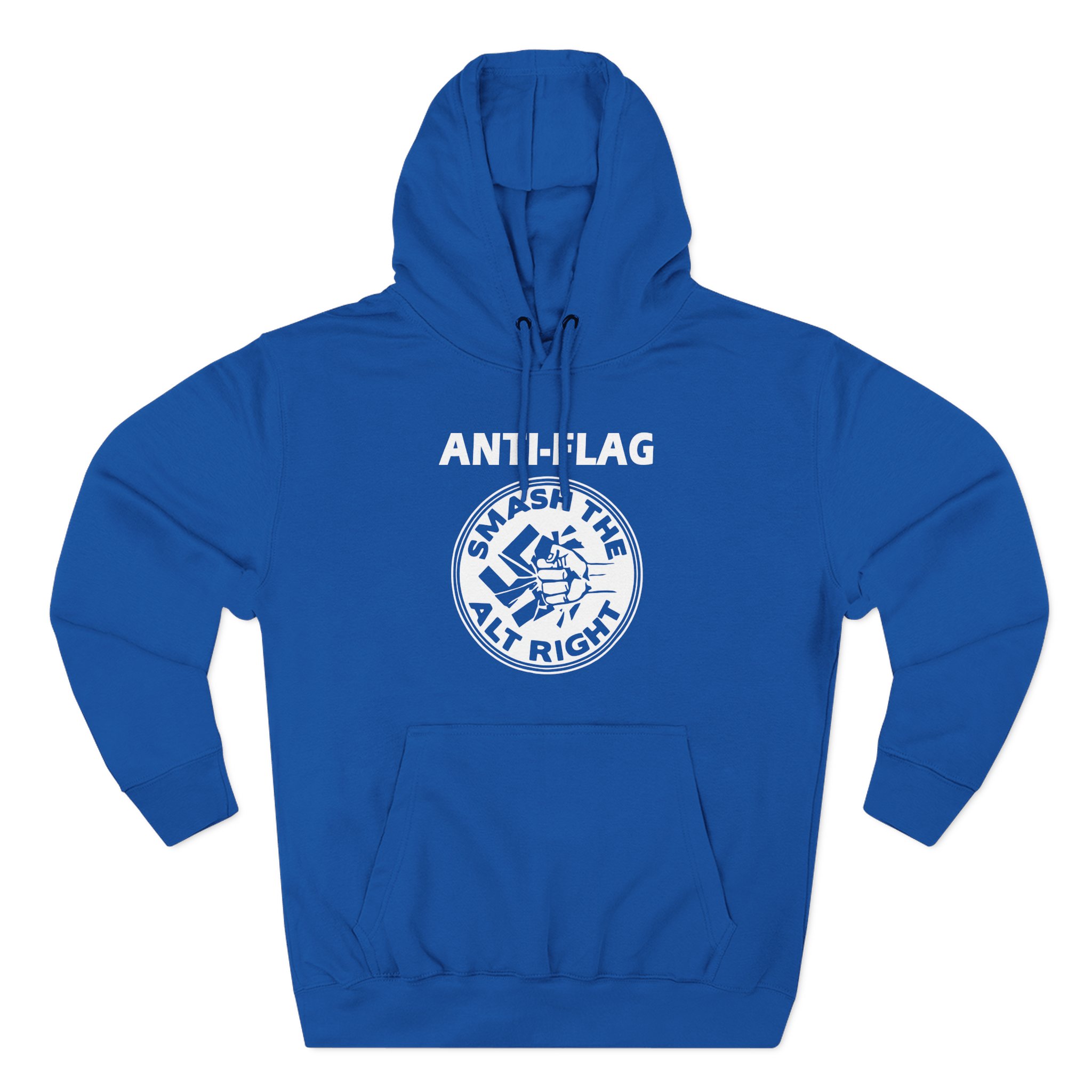 Anti Flag Smash the Alt Right Three-Panel Fleece Hoodie