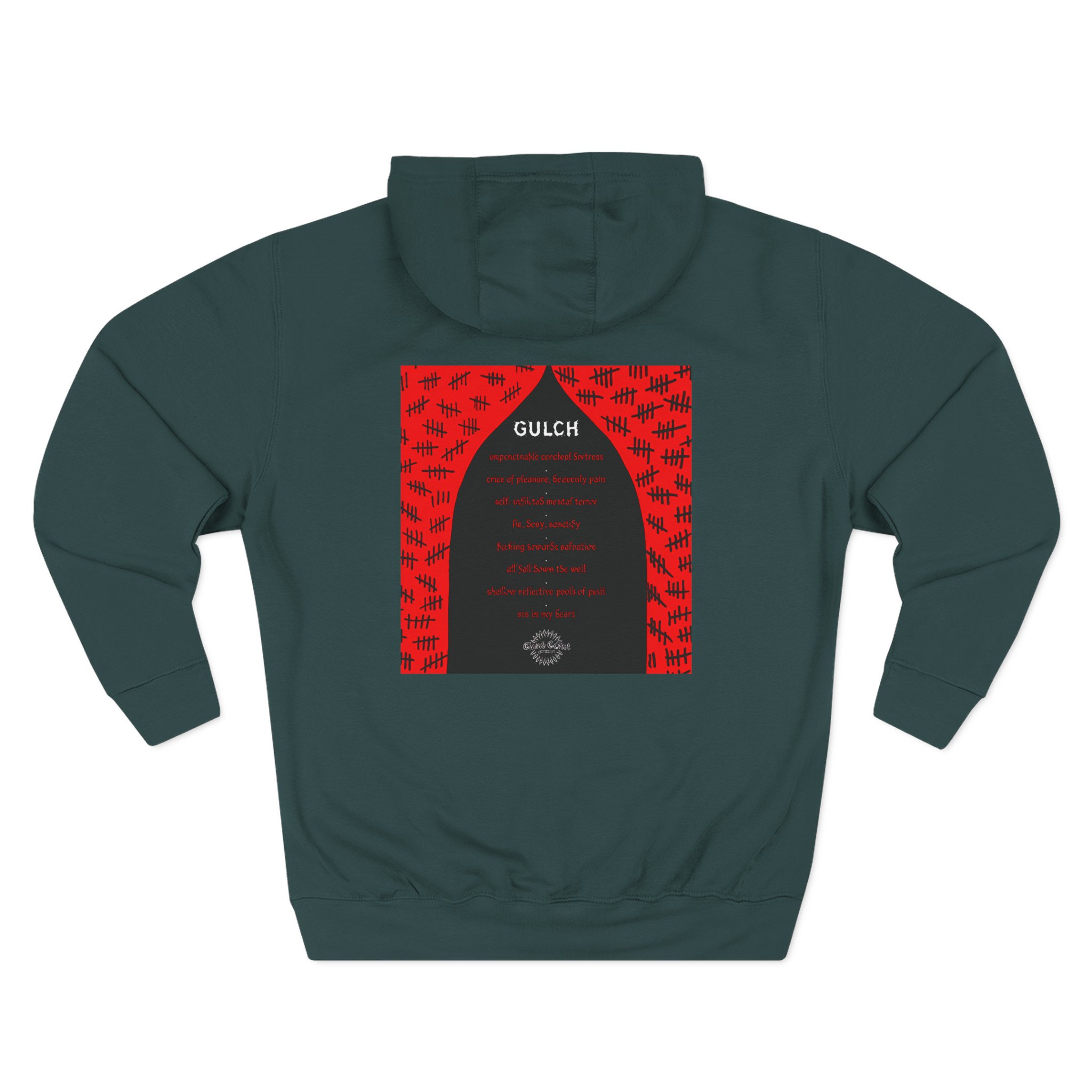 Gulch - Impenetrable Cerebral Fortress Three-Panel Fleece Hoodie