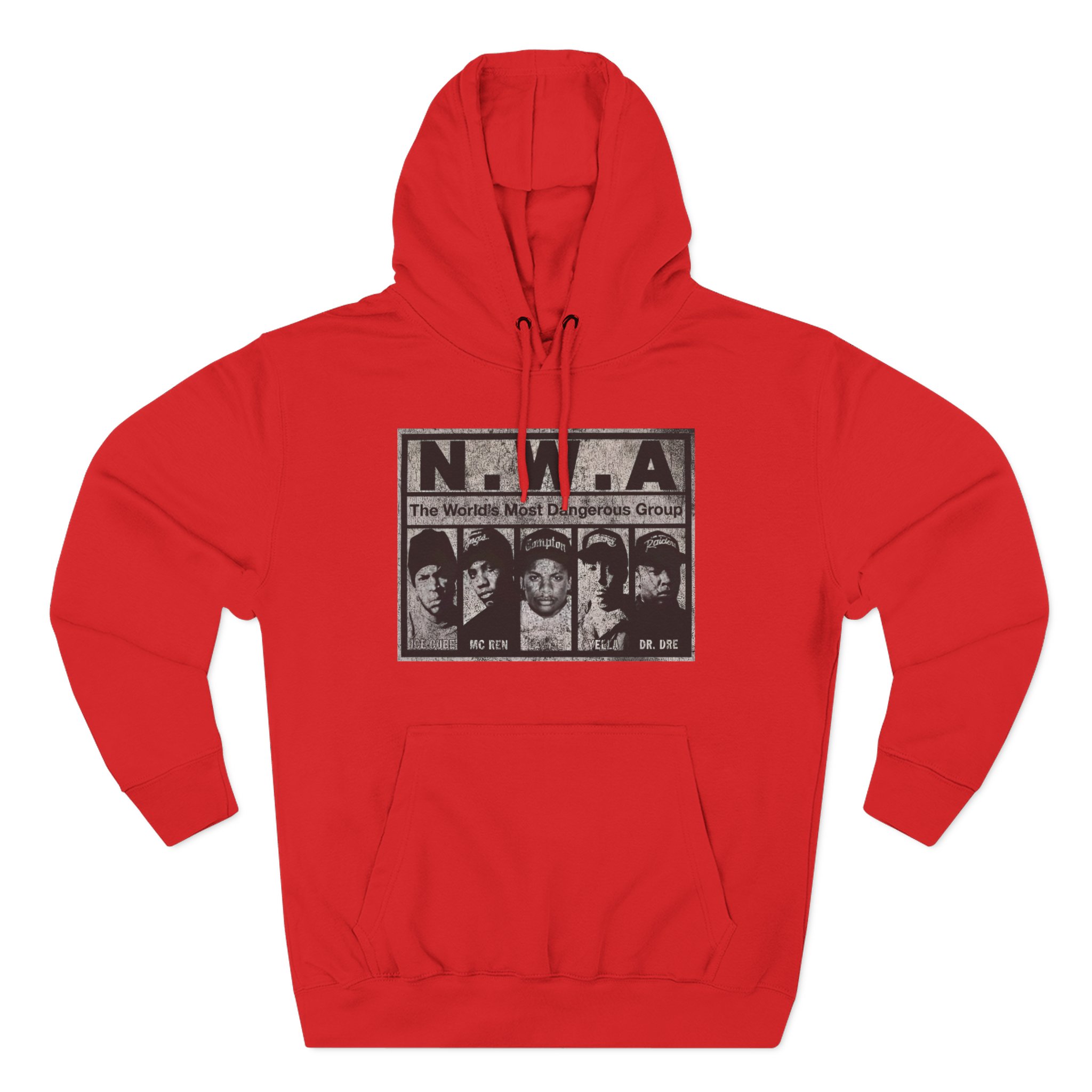 NWA The World's Most Dangerous Group Three-Panel Fleece Hoodie