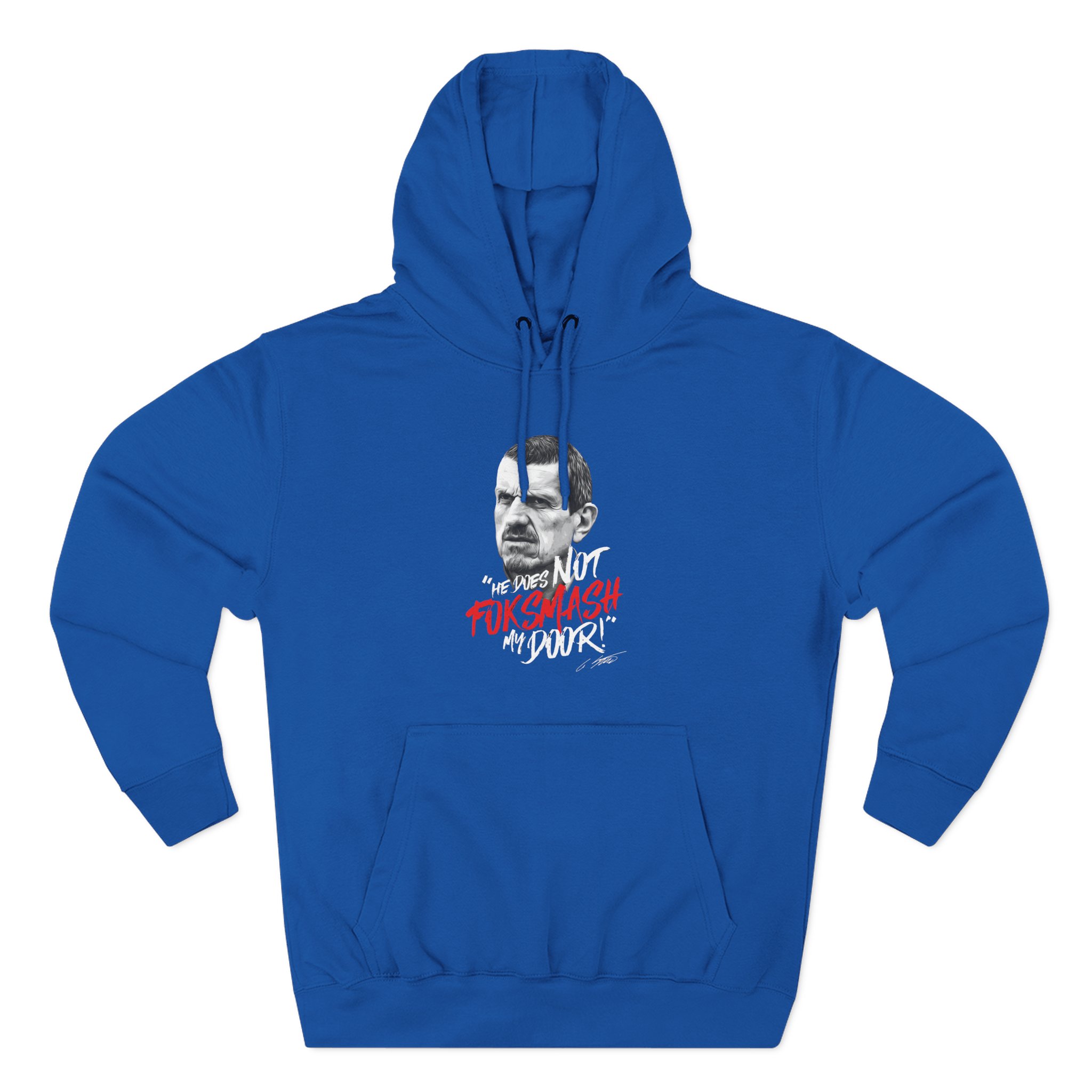 Haas F1 Foksmash-face Three-Panel Fleece Hoodie