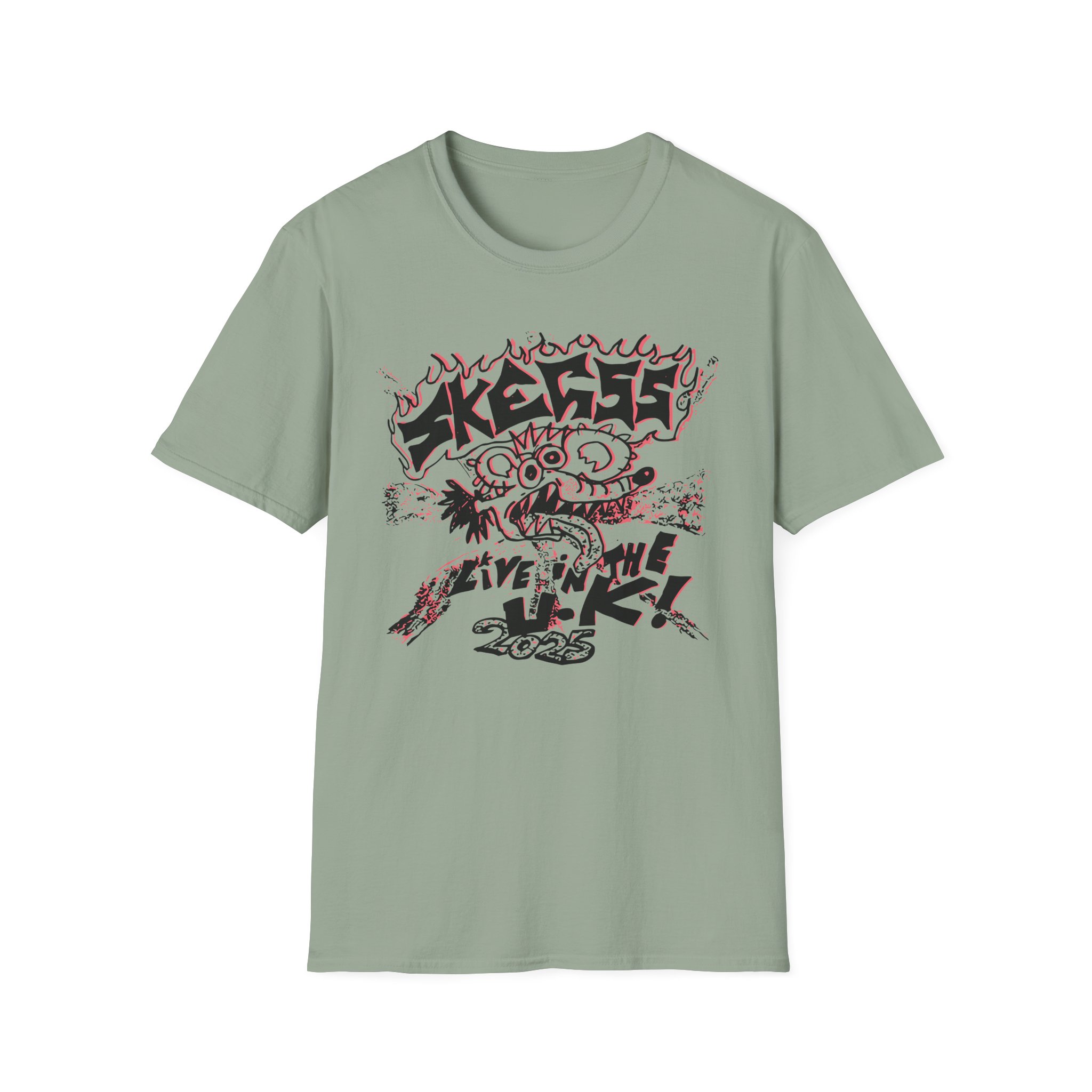 Skegss Live in the Uk 2025 Unisex Softstyle T-Shirt