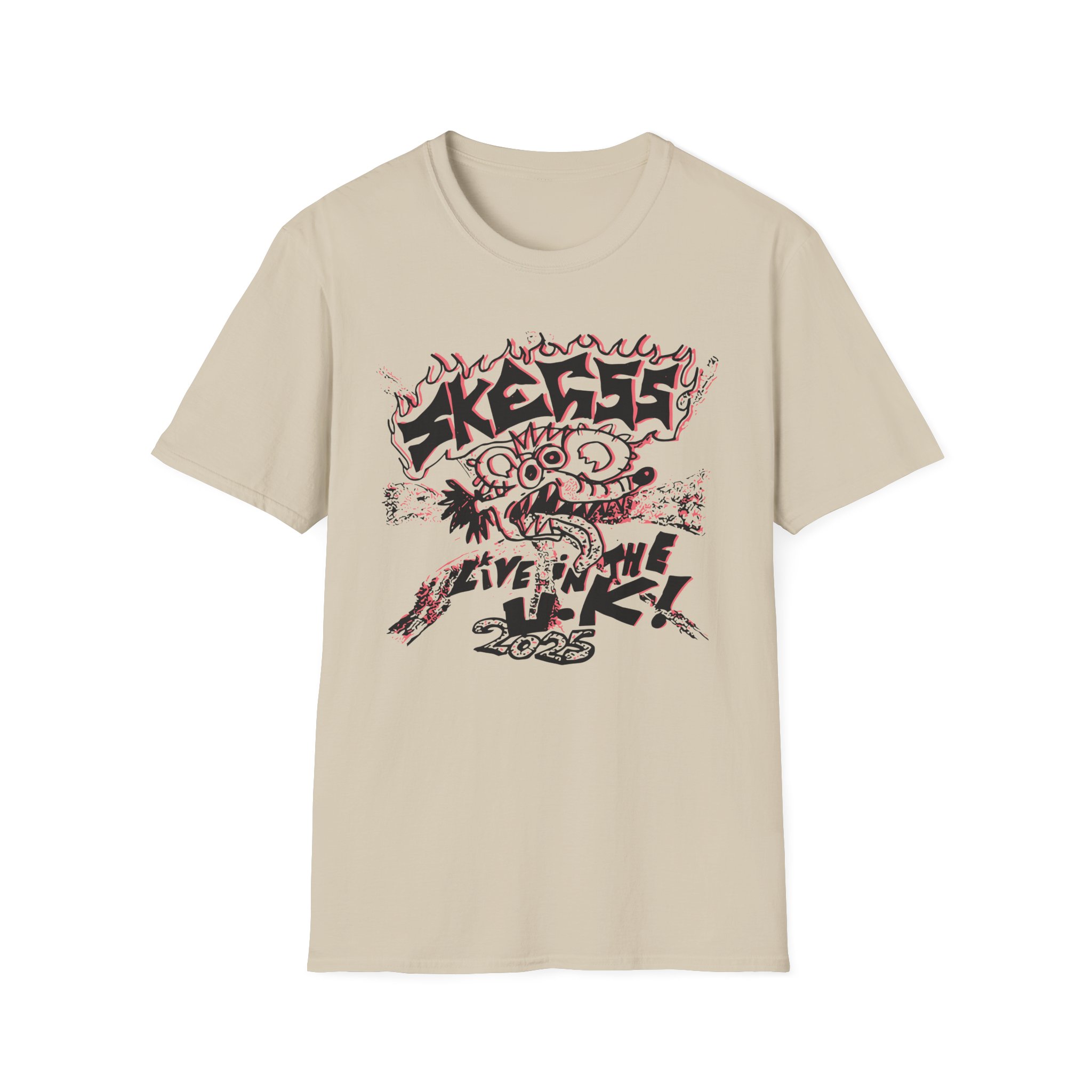Skegss Live in the Uk 2025 Unisex Softstyle T-Shirt