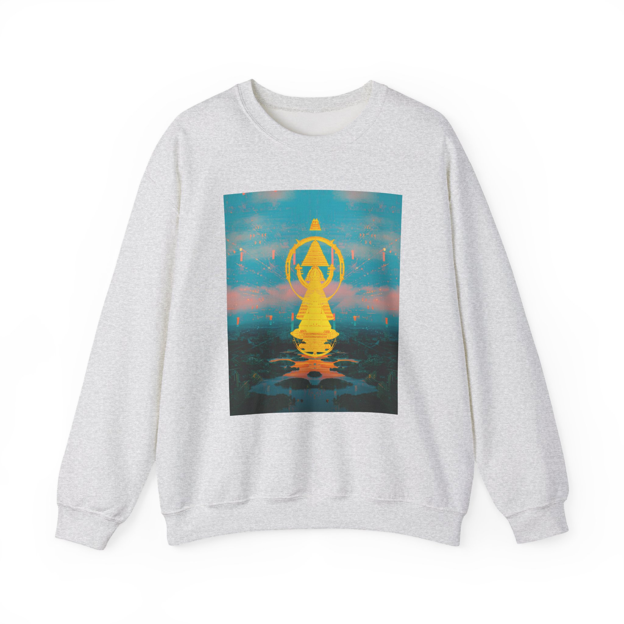 Pretty Lights Admat Unisex Heavy Blendâ„¢ Crewneck Sweatshirt