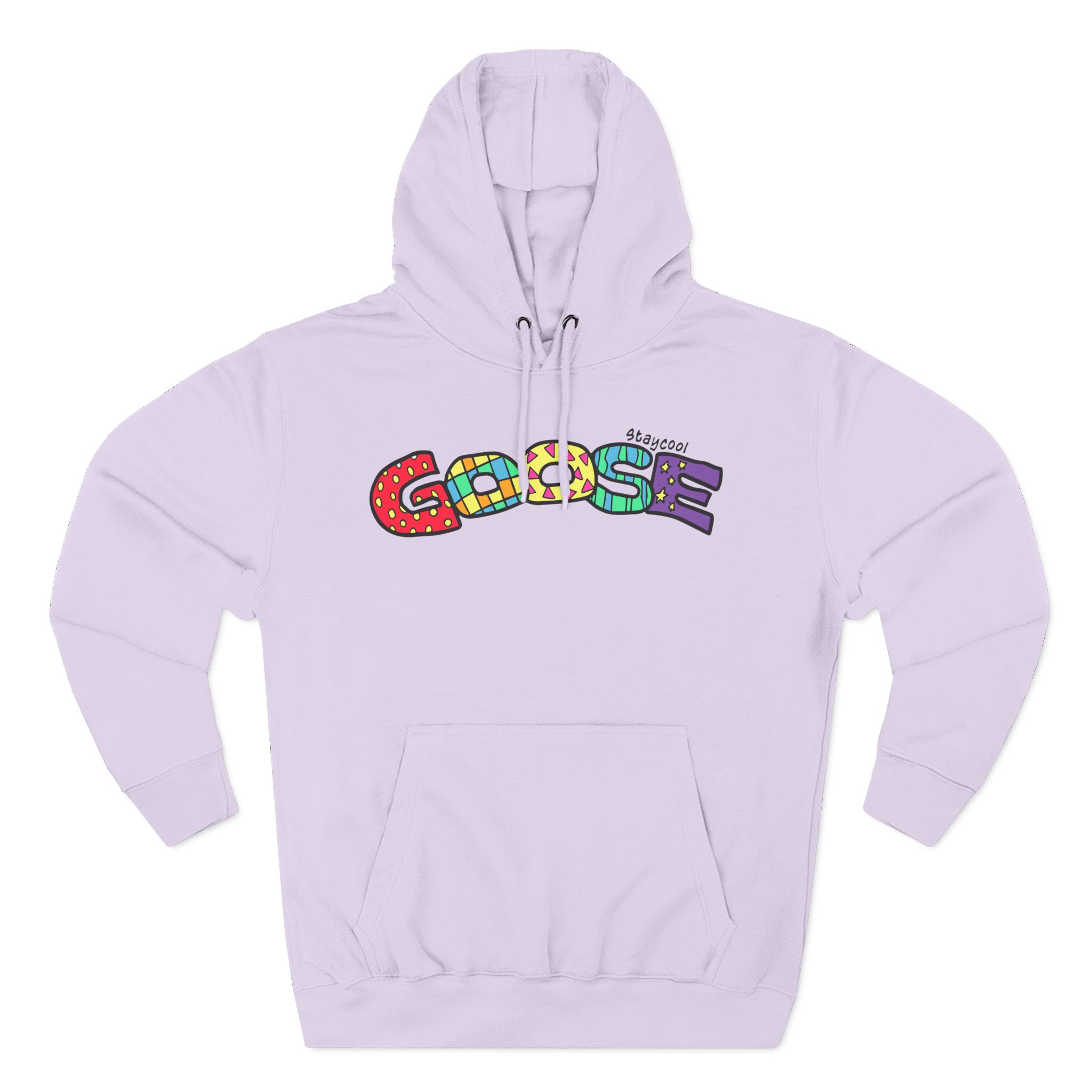 Goose x Staycool Rainbow Three-Panel Fleece Hoodie