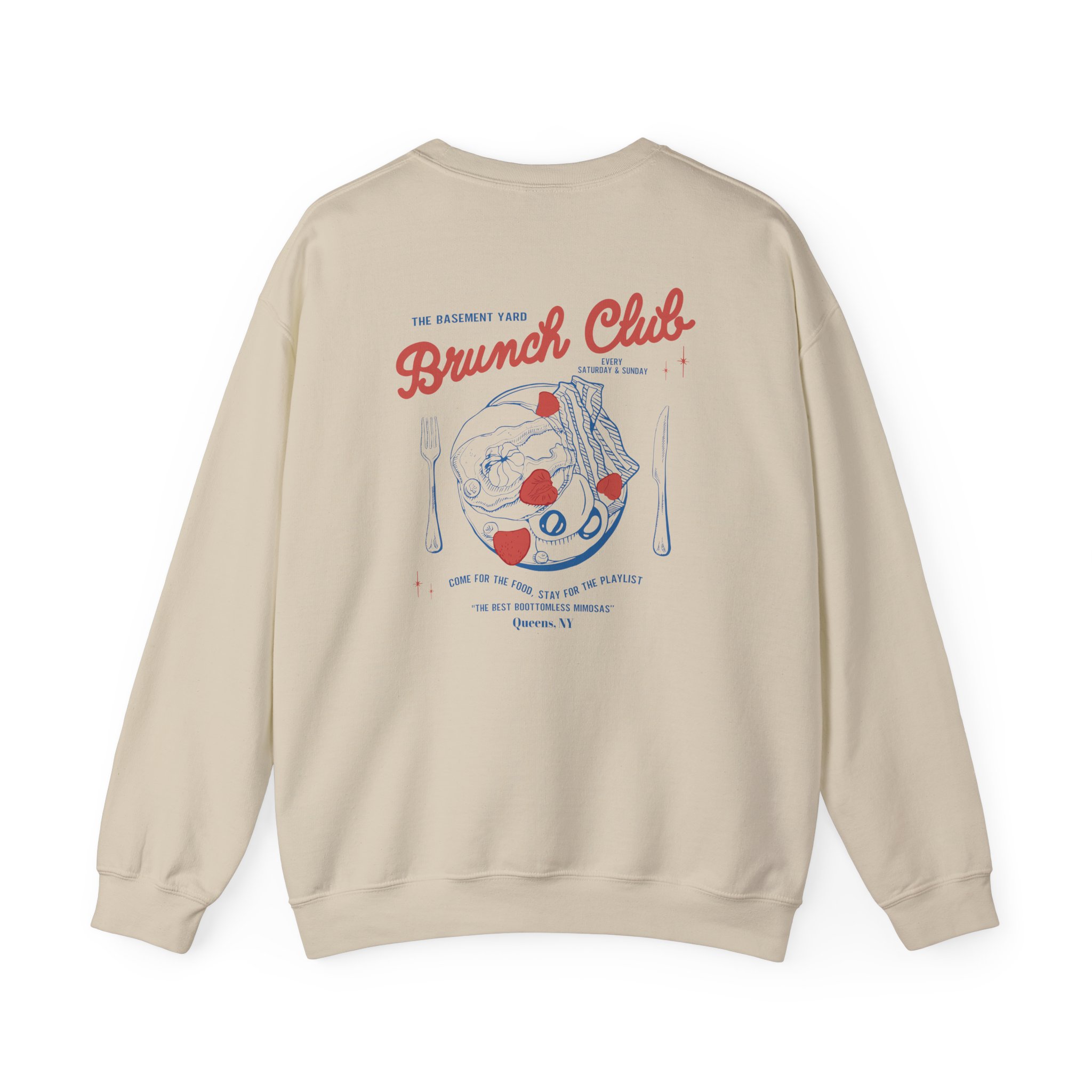 Basement Yard Brunch Club Diner Unisex Heavy Blendâ„¢ Crewneck Sweatshirt