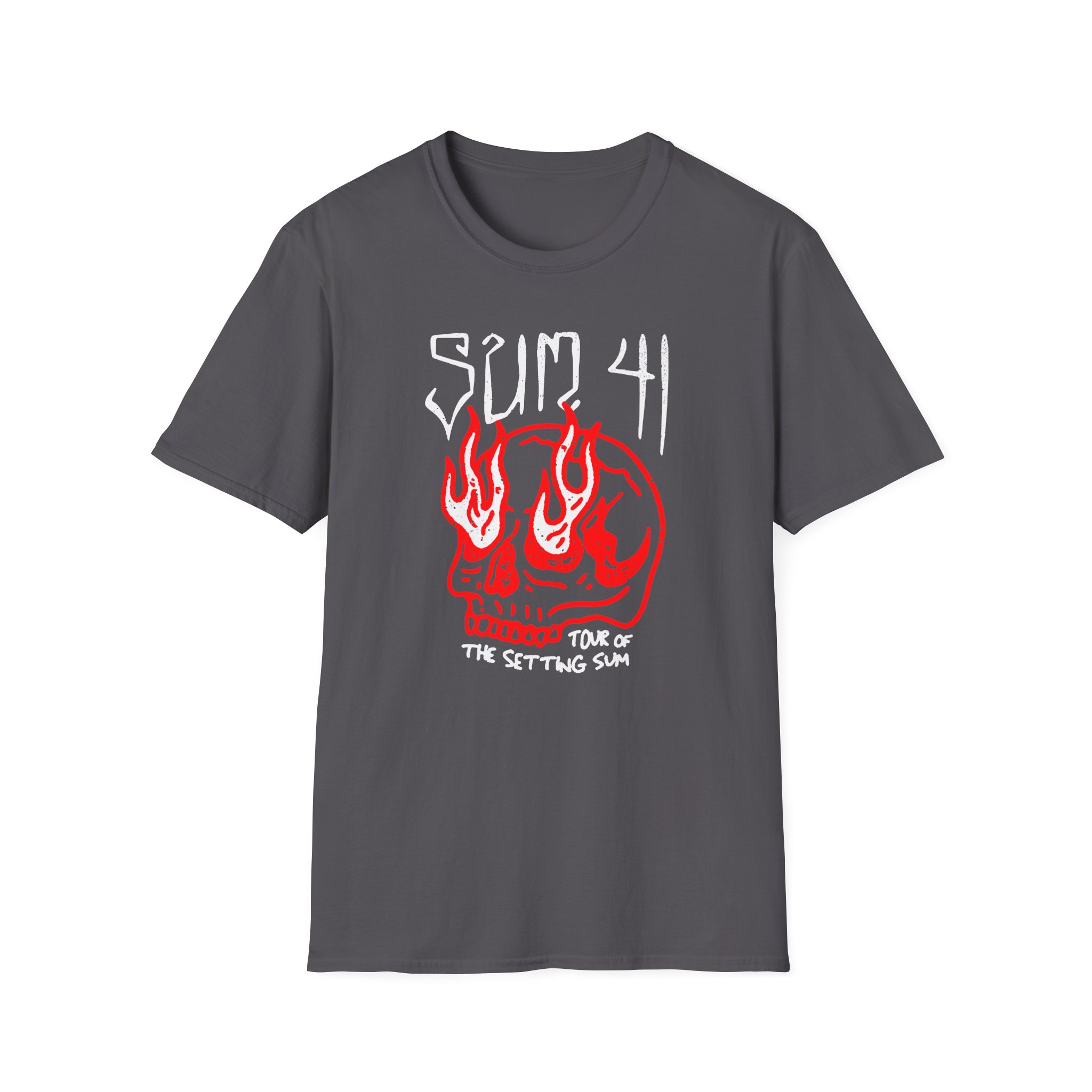 Sum 41 Skull Sketch Tour Unisex Softstyle T-Shirt