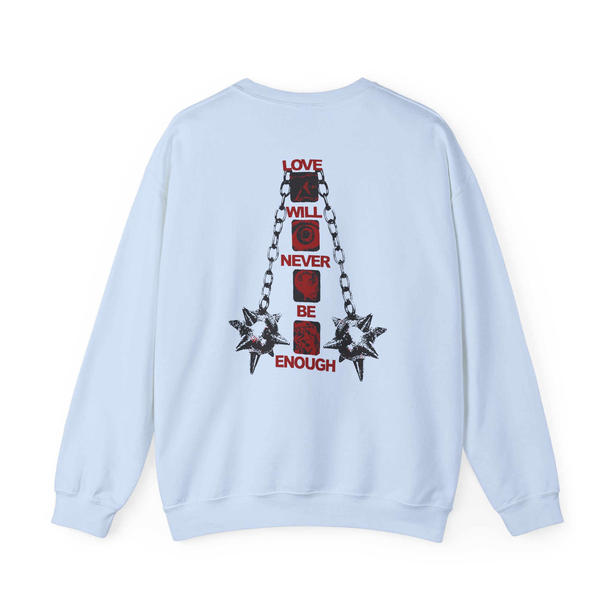 Kublai Khan - Never Enough Sportsgrey Unisex Heavy Blendâ„¢ Crewneck Sweatshirt